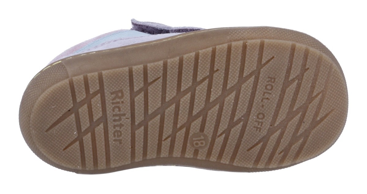 Richter Lauflernschuh »Maxi«  Halbschuh, Klettschuh mit WMS: M IV, Größenschablone zum Download