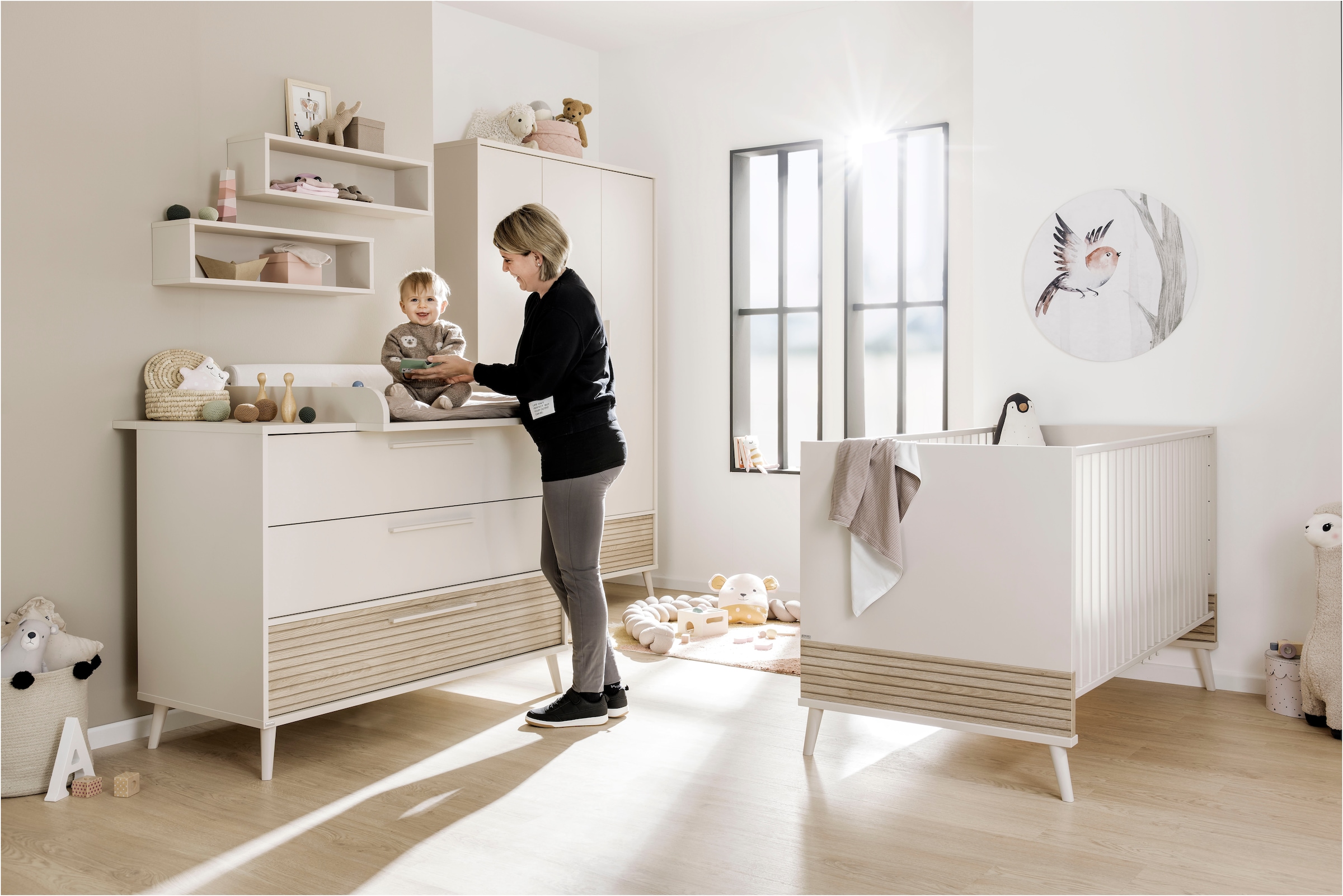 PAIDI Wickelkommode »EEFJE Wickelaufsatz«, 124 cm