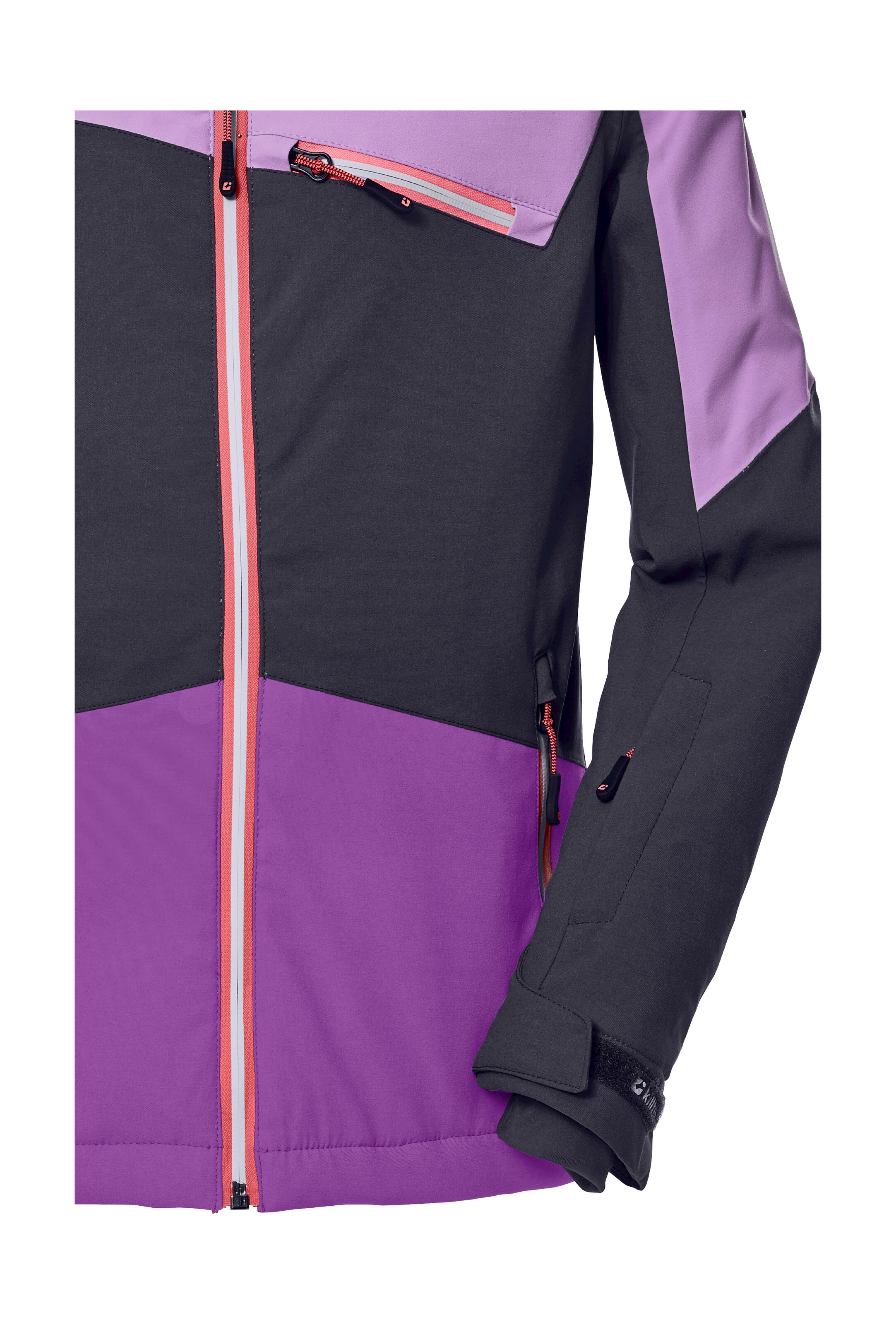 Killtec Skijacke »KSW 182 GRLS SKI JCKT«, Wasser- und winddichte Skijacke mit reflektierenden Elementen