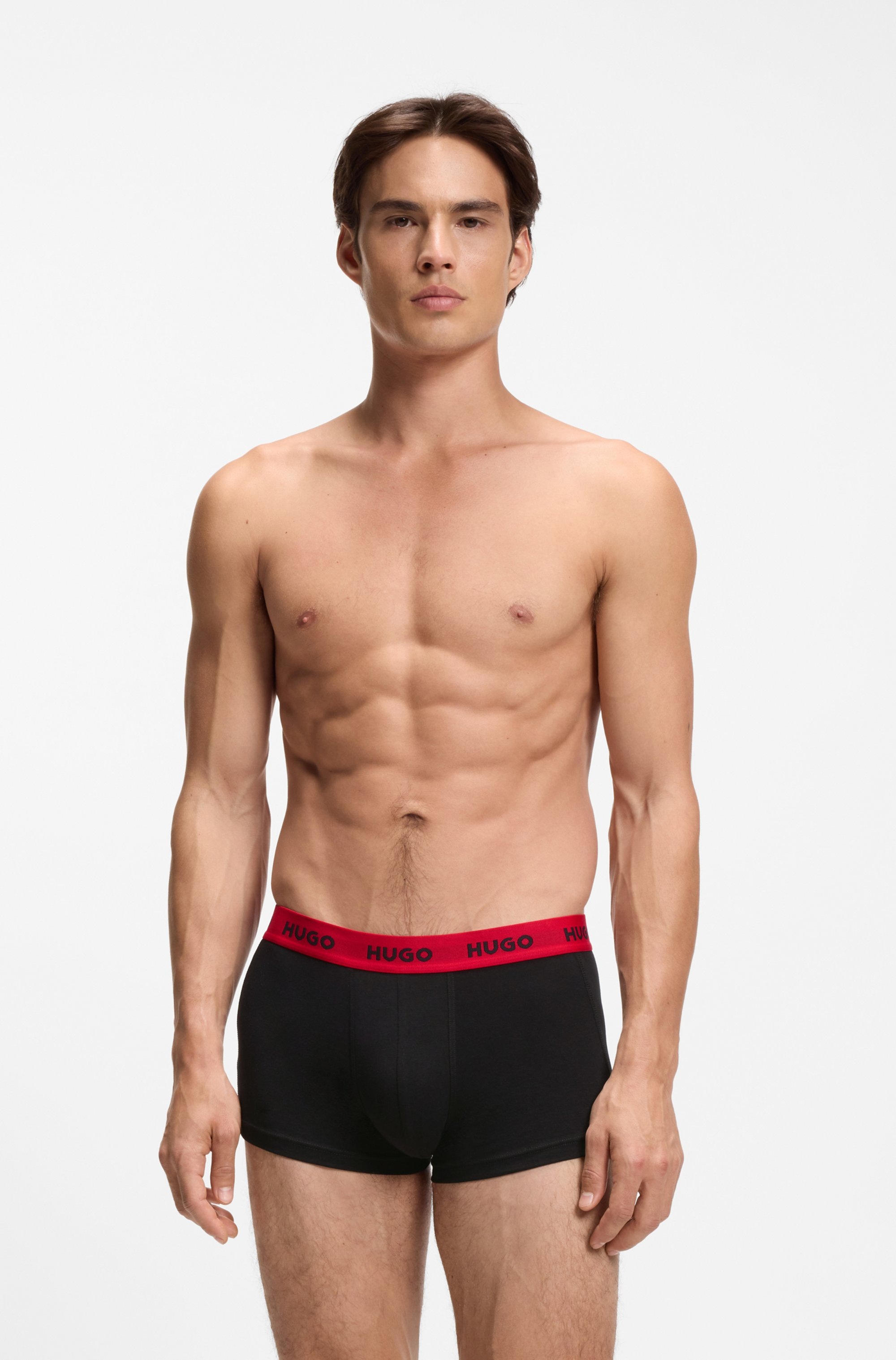 HUGO Underwear Trunk »TRUNK TRIPLET PACK« Packung, 3 Stk. mit Logoschriftzug auf dem Bund