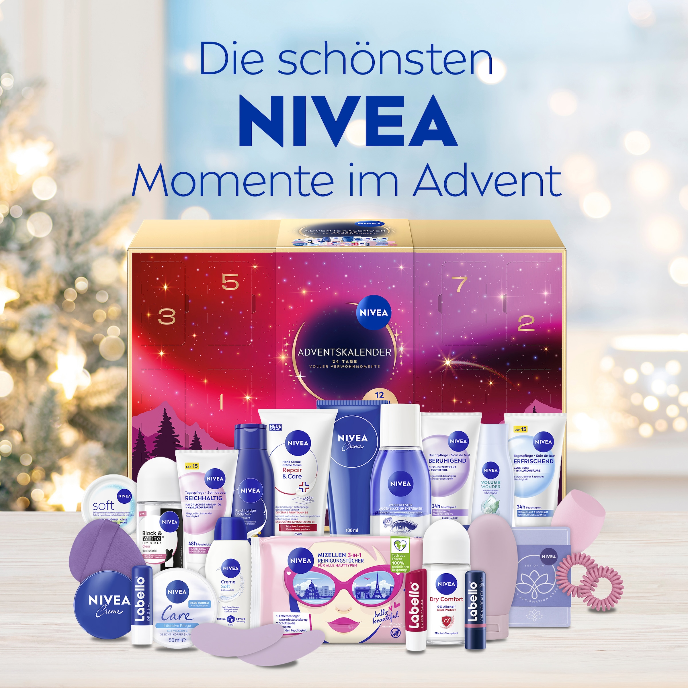 Nivea Adventskalender »NIVEA Adventskalender 2026« ab 14 Jahren Pflege Geschenkset