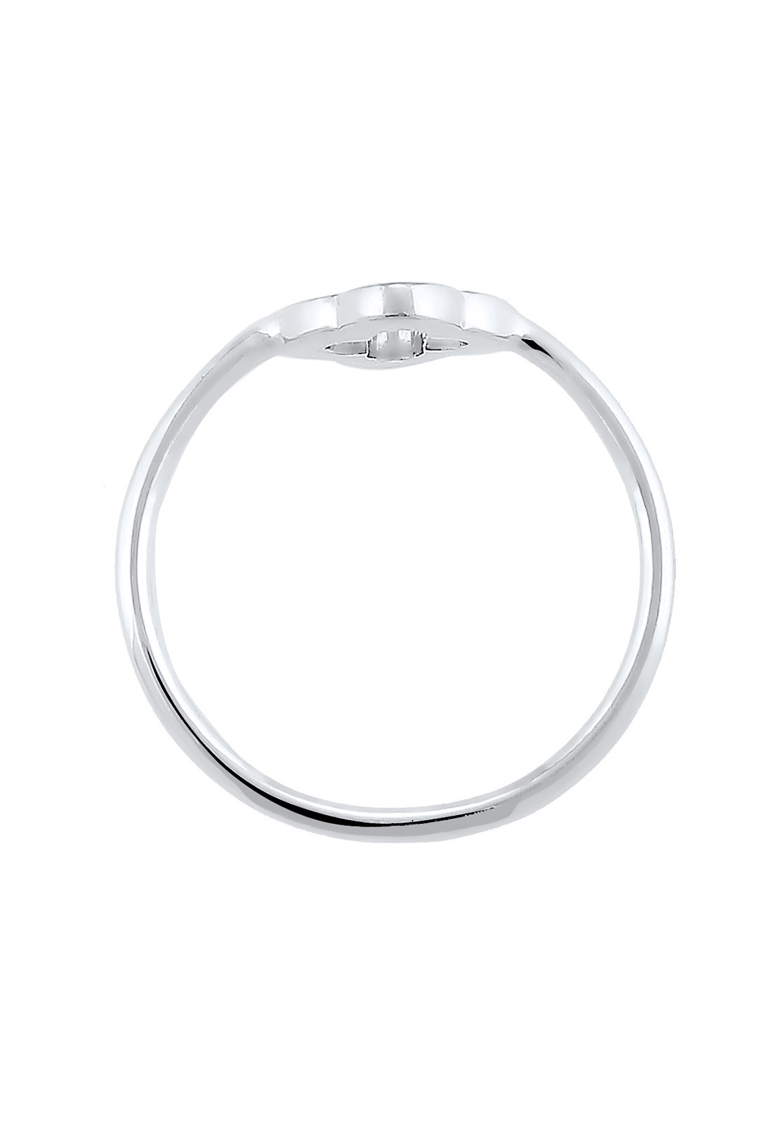 Elli Silberring »Ring Kleeblatt Glücksbringer Luck 925 Sterling Silber«