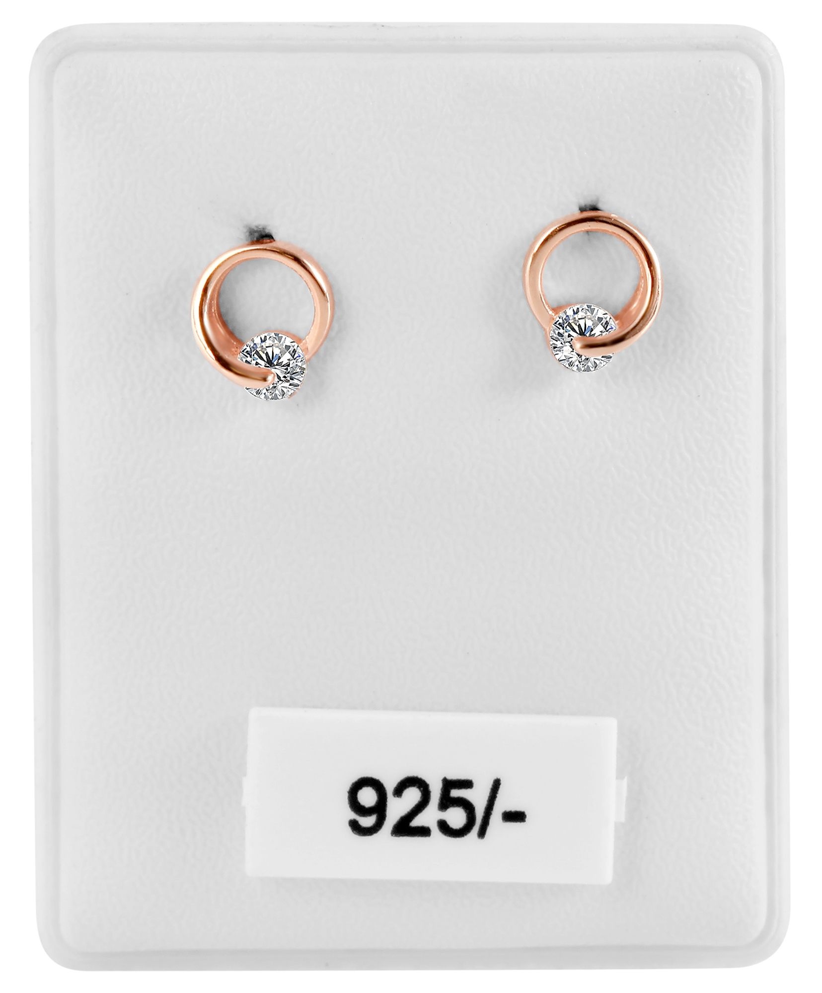 Adelia´s Paar Ohrstecker »Damen Ohrringe ¿ Ohrstecker aus 925 Silber mit Zirkonia«