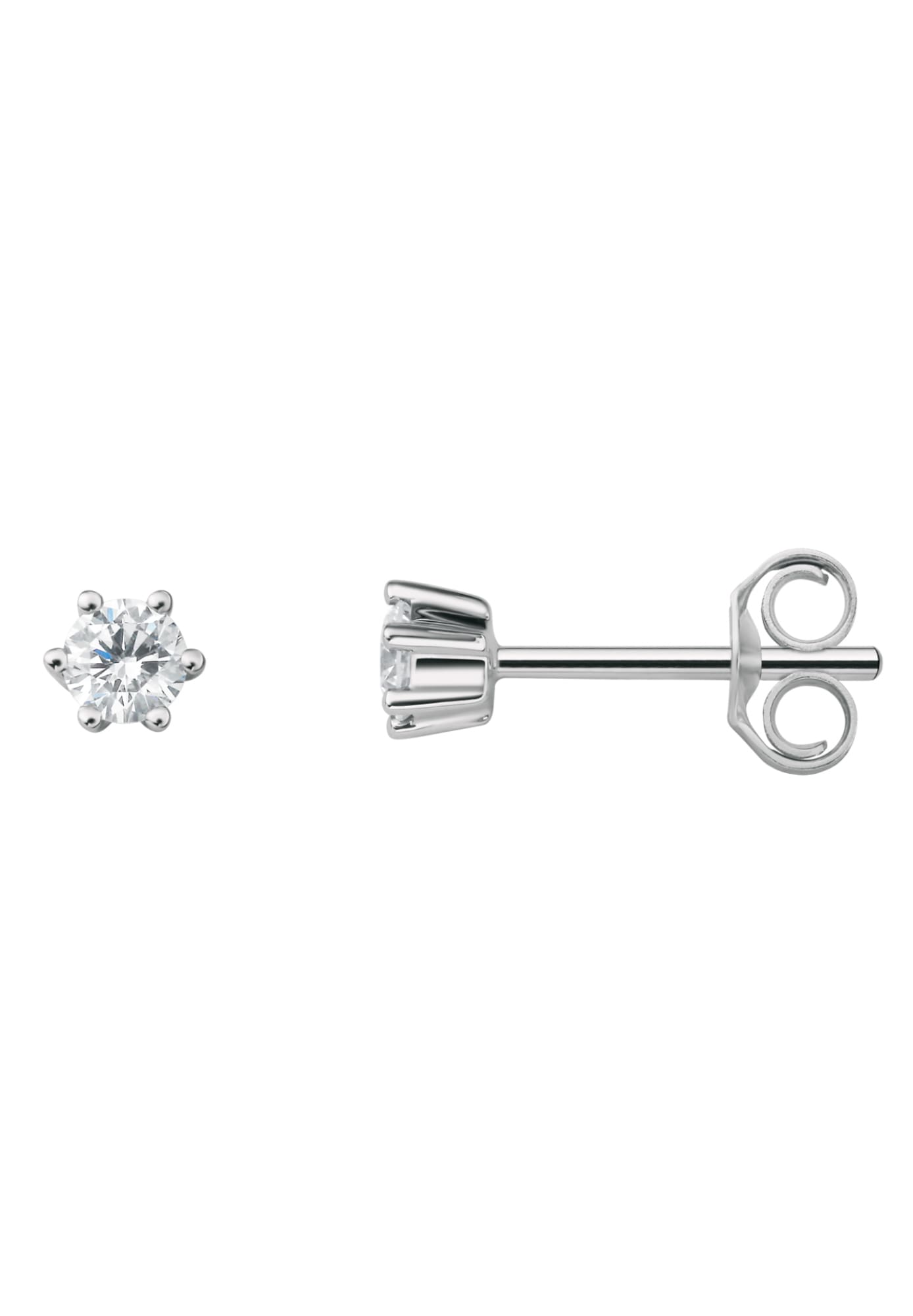 ONE ELEMENT Paar Ohrstecker »0.2 ct Diamant Brillant Ohrringe  Ohrstecker aus 950 Platin«