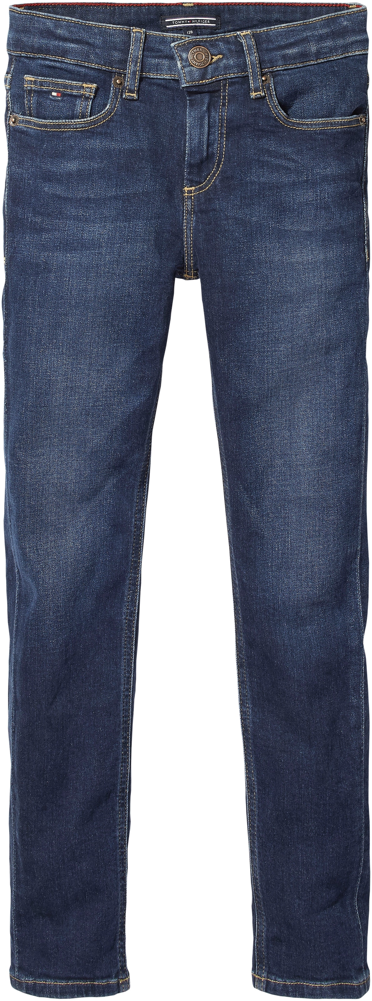 Tommy Hilfiger Slim-fit-Jeans im FOAM OTTO Tommy Markenlabel mit »SCANTON Online DYE«, Hilfiger Shop Y