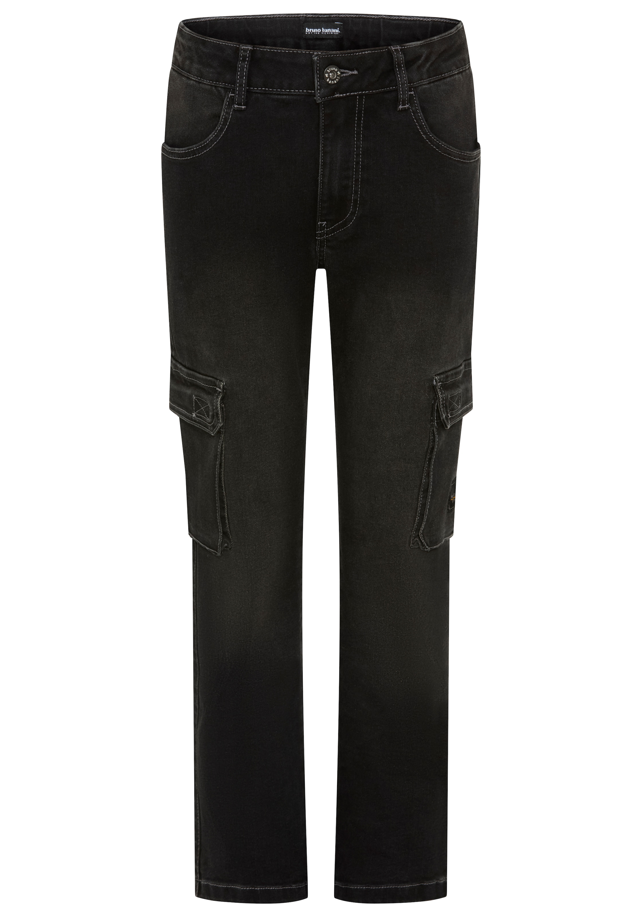 Bruno Banani Loose-fit-Jeans »Cargojeans in lockerer Form von BRUNO BANANI« Lässige Jeans mit Cargo-Taschen, gerades Bein, normale Leibhöhe