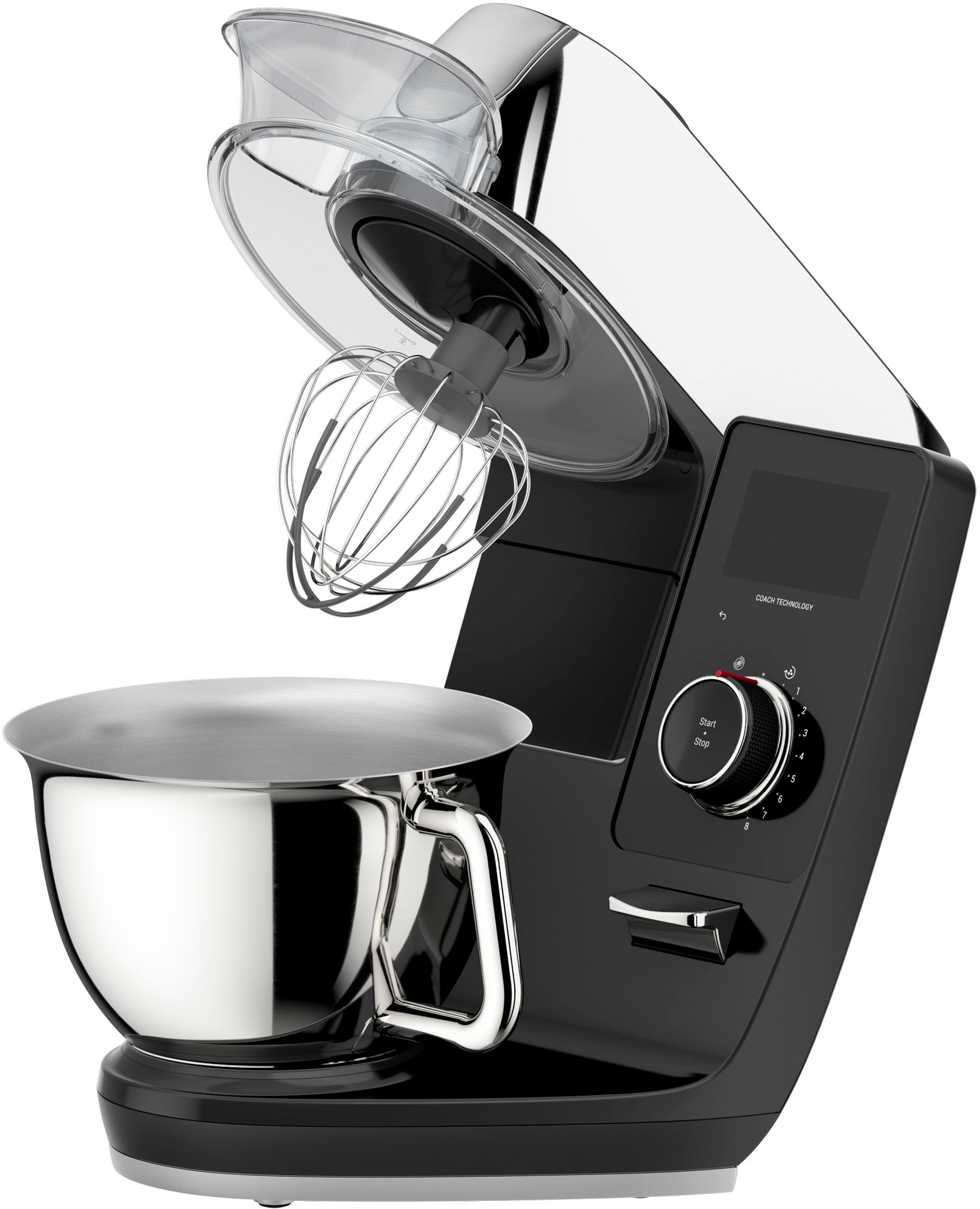 Tefal Küchenmaschine »QB960D I-Coach Touch Pro«, 25 Automatikprogramme, intuitives digitales Coaching, Waage