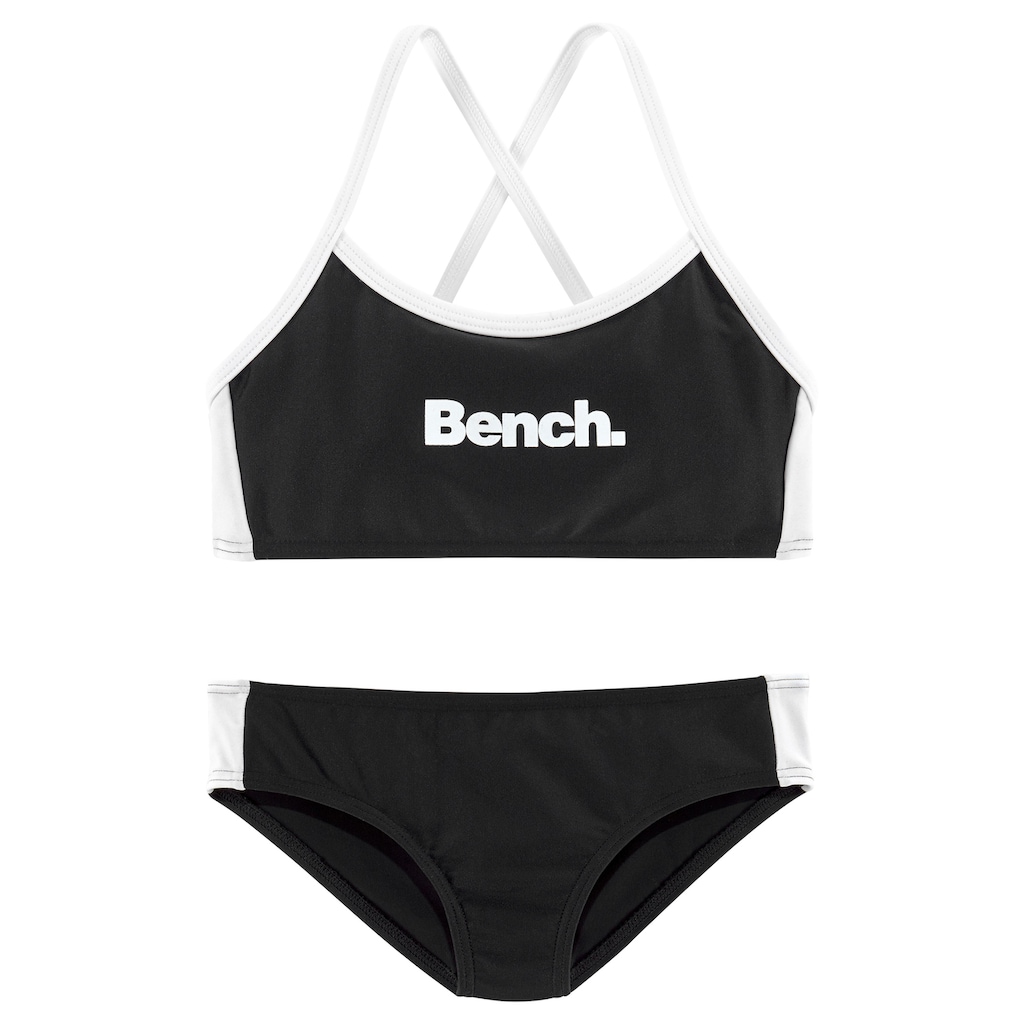 Bench. Bustier-Bikini, mit gekreuzten Trägern