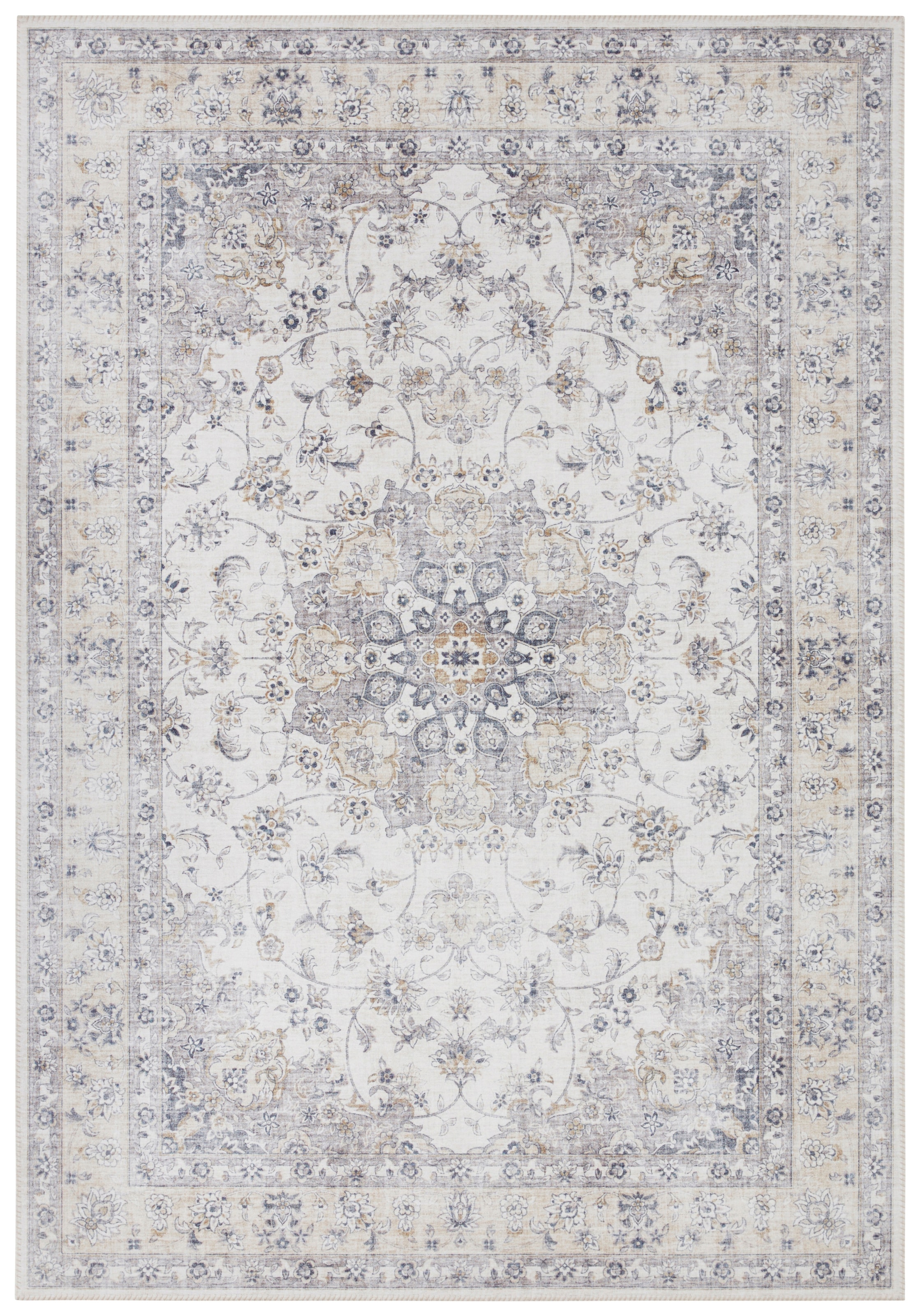 ELLE DECORATION Teppich »Nain«, rechteckig, 7 mm Höhe, Orientalisch, Läufer, Kurzflor, Wohnzimmer, Schlafzimmer, Vintage-Look