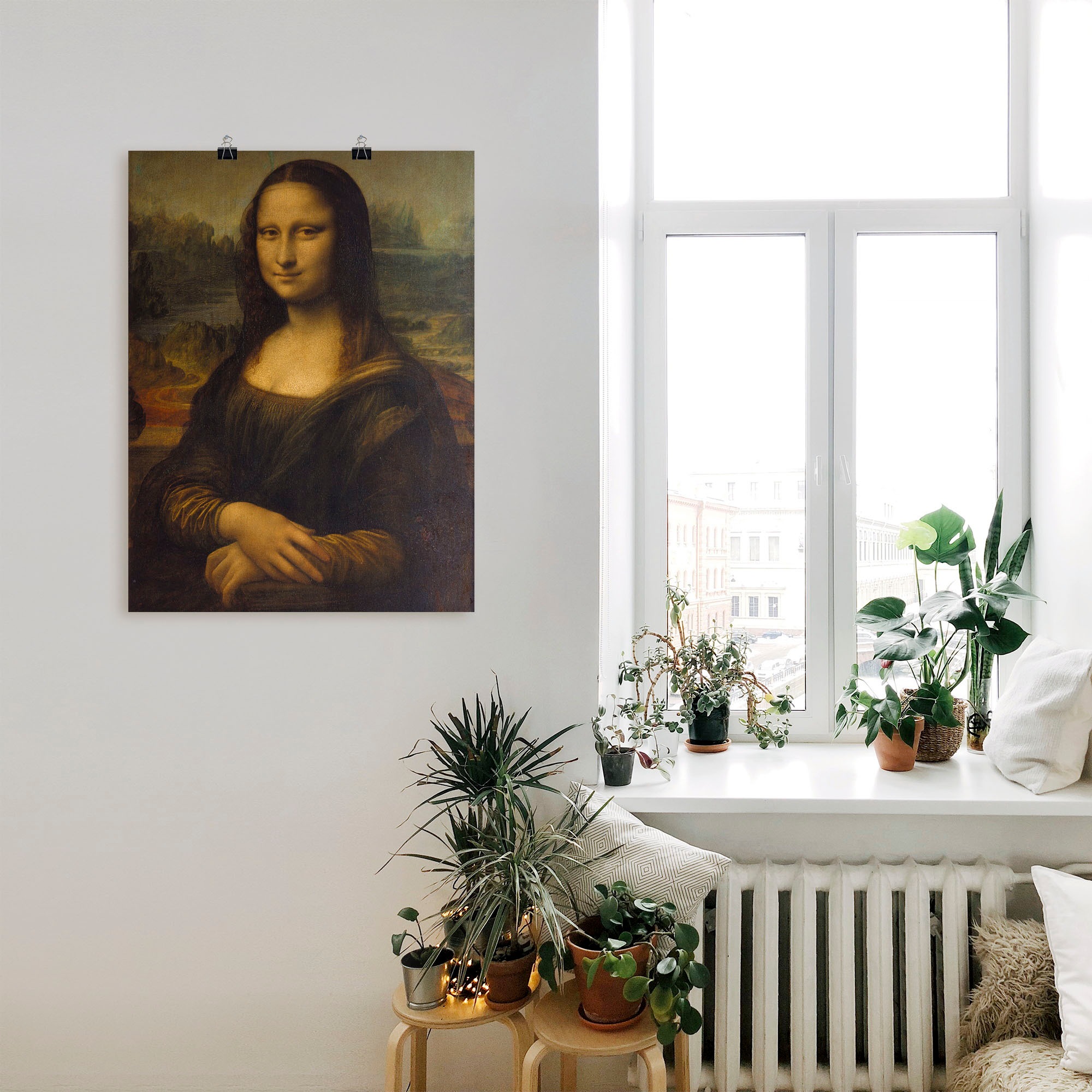 Artland Wandbild »Mona Lisa. Um 1503« Porträts 1 Stk. tlg. als Leinwandbild, Poster in verschied. Größen