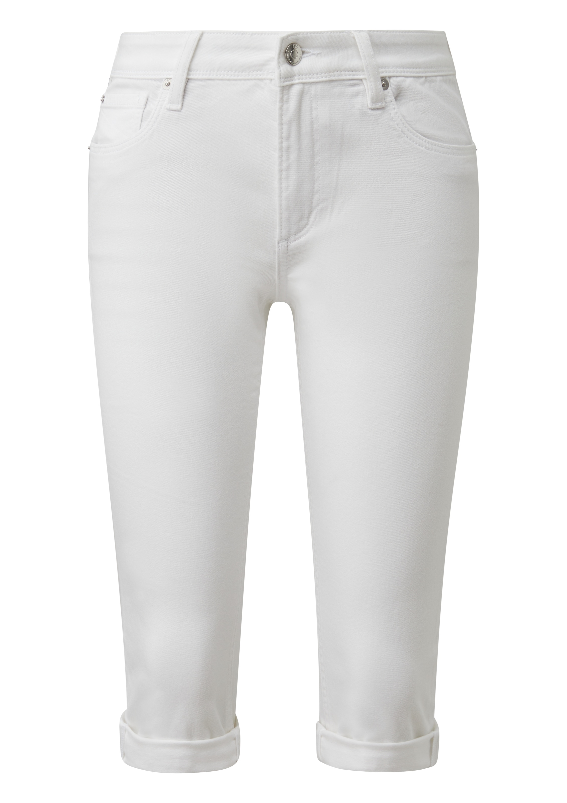 QS Jeansshorts Sommershorts- Denim- mit Stretch