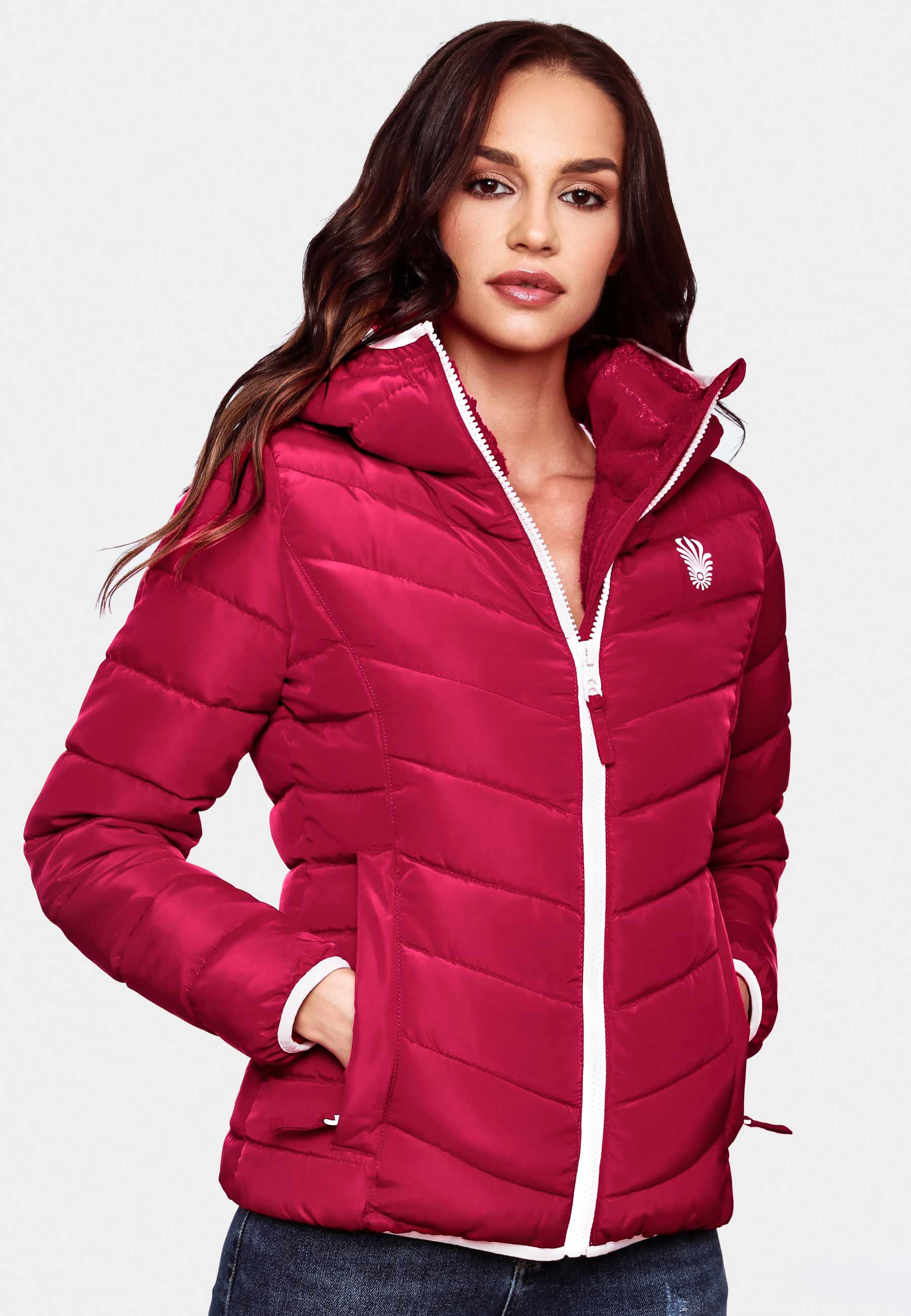 Navahoo Steppjacke »Winterjacke Elva«, mit Kapuze, stylische Damen Winterjacke mit Kapuze