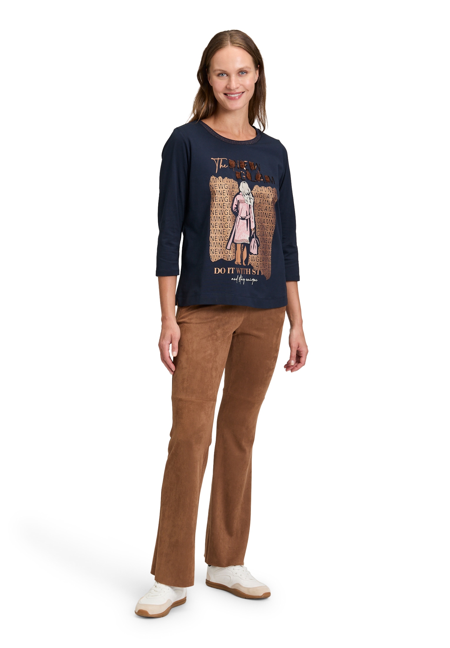 Betty Barclay Langarmshirt »Basic Shirt mit Rippbündchen«