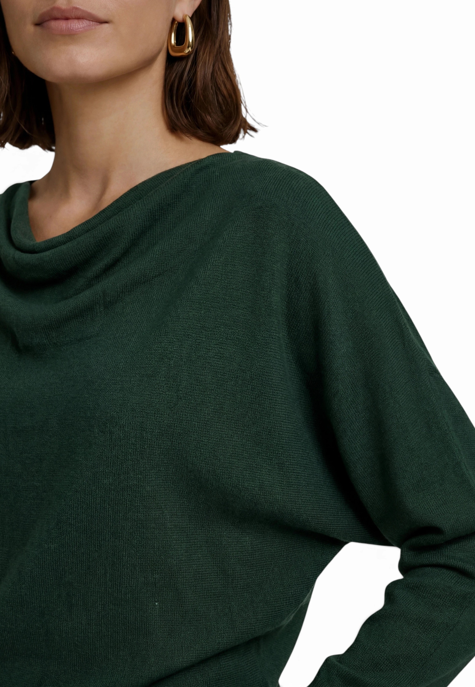 Zero Strickpullover »Strickpullover mit Fledermausärmeln«