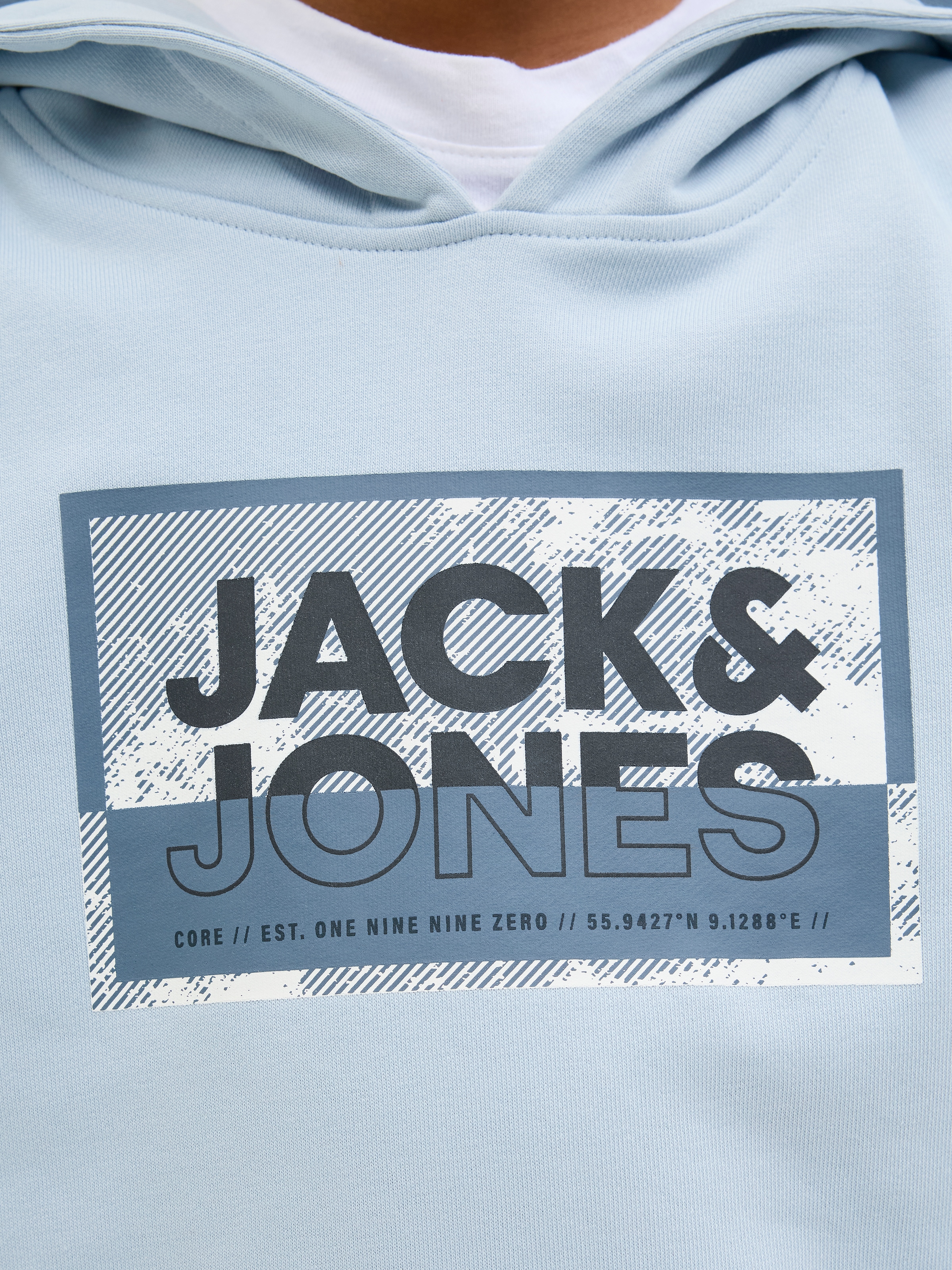Jack & Jones Junior Hoodie »JCOLOGAN SS24 PRINT SWEAT HOOD SN JNR«