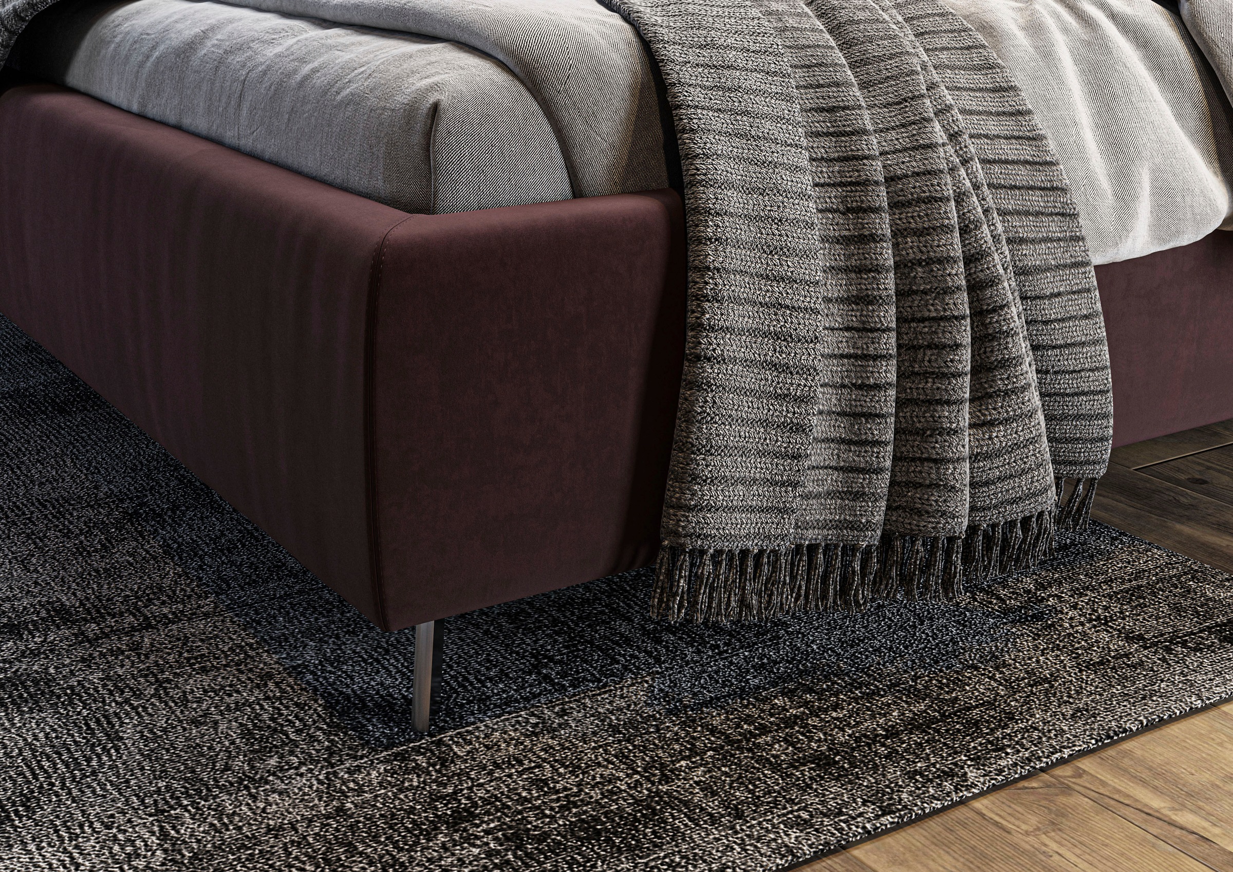 Home affaire Polsterbett »Elloree in 4 Breiten bis 200cm, auch in Leder« Kopfteilhöhe 105cm, belastbar bis 280 kg, auch in Überlänge 220cm