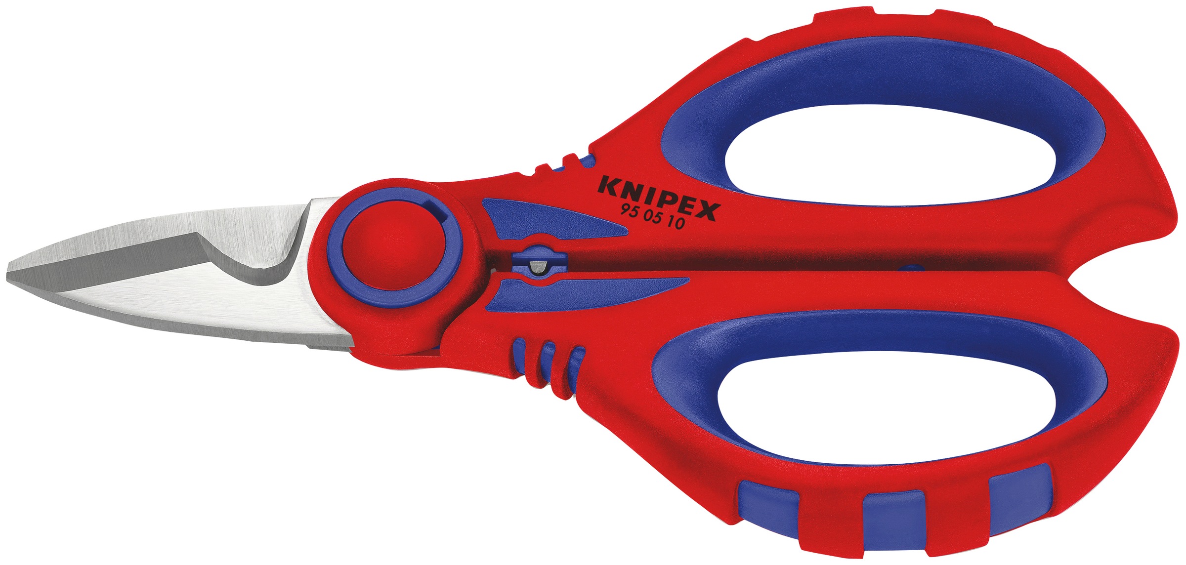Knipex Elektrikerschere, mit Mehrkomponenten-Hüllen, glasfaserverstärkt