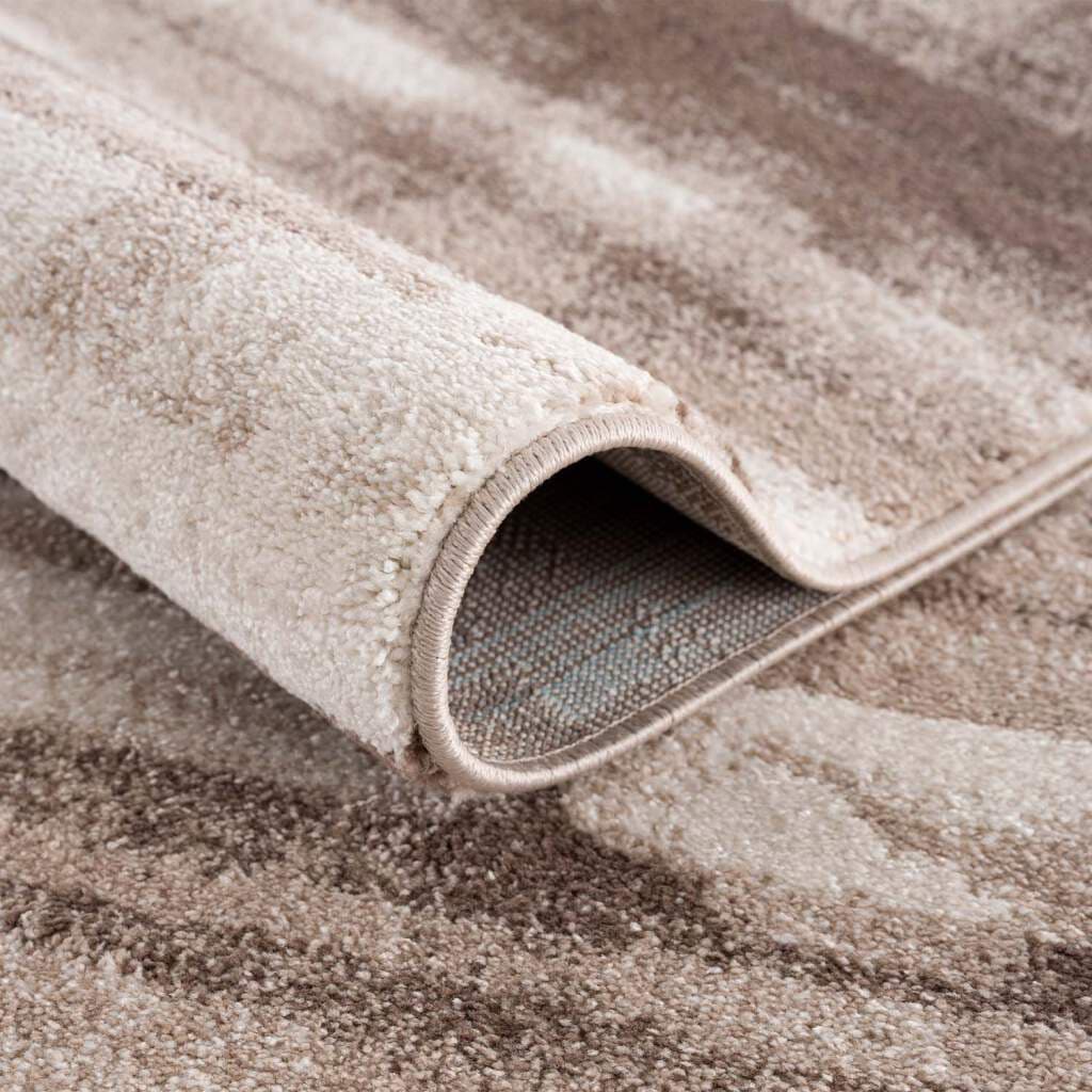 Carpet City Teppich »Moda« rechteckig 11 mm Höhe Kurzflor, Streifen-Muster, Weicher Flor