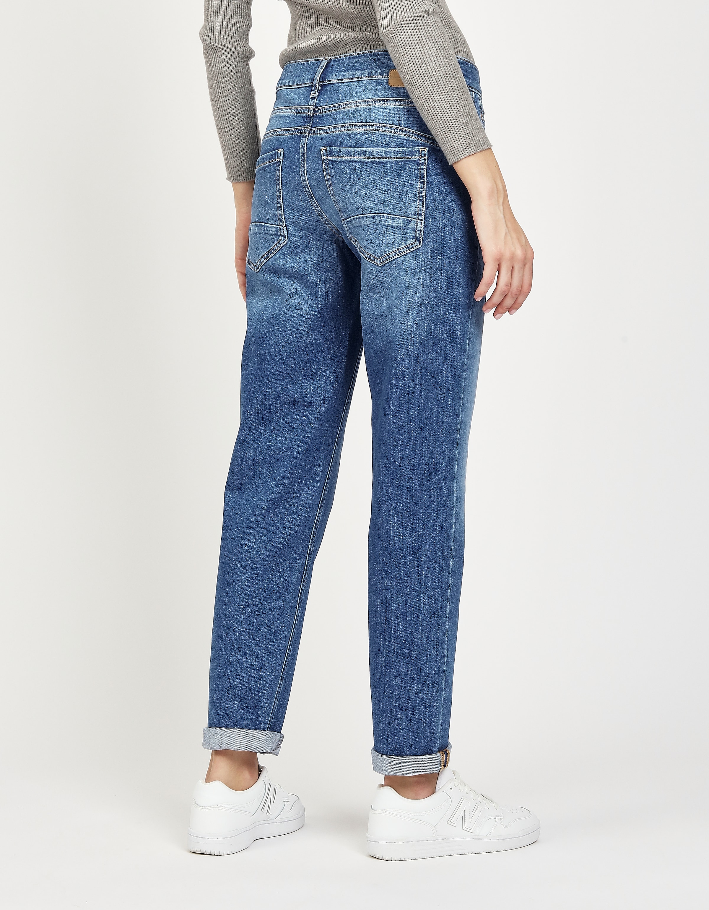 GANG 5-Pocket-Jeans »94JOLINE BOYFRIEND«, in cropped Länge