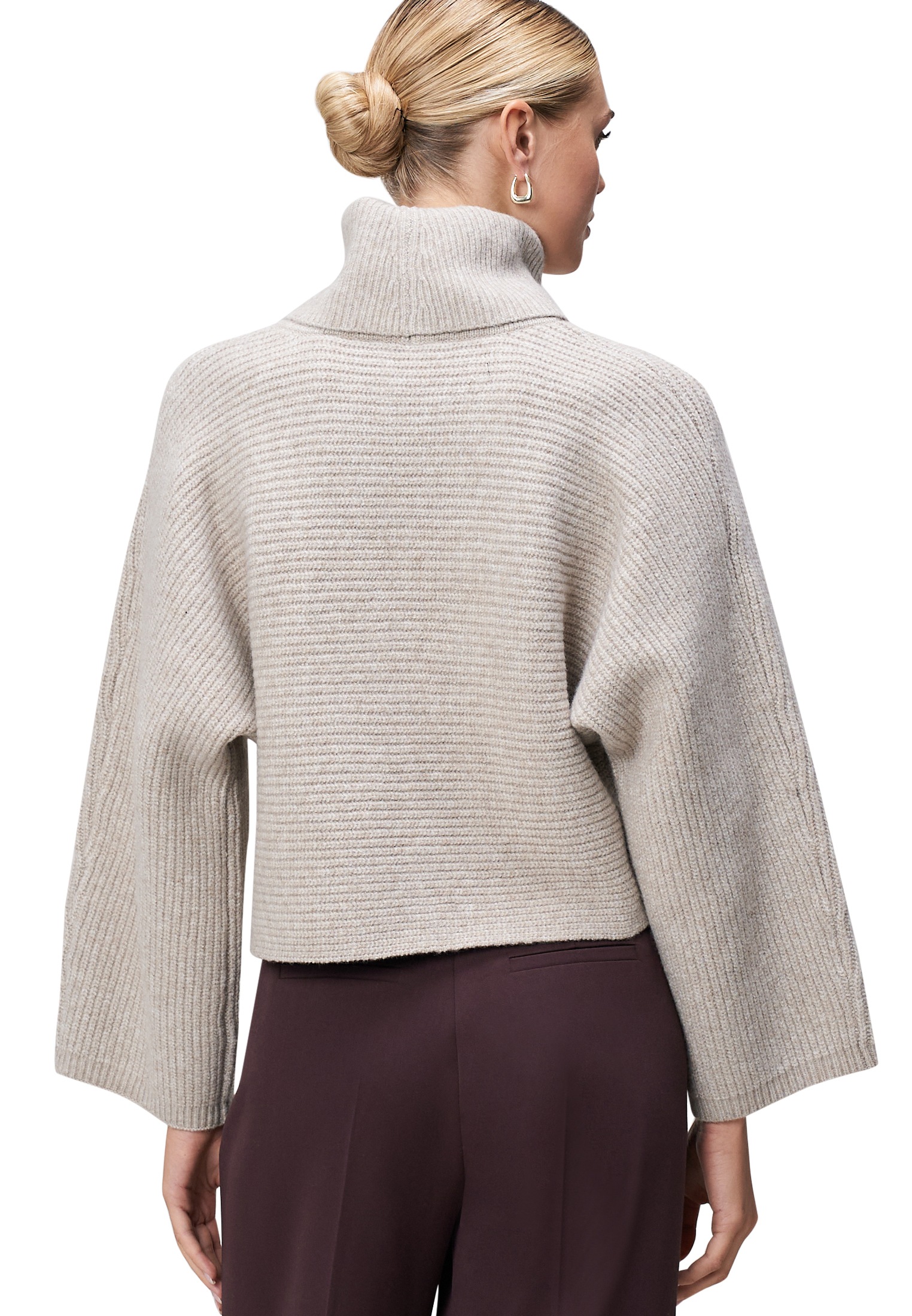 Zero Strickpullover »Strickpullover mit Rollkragen«