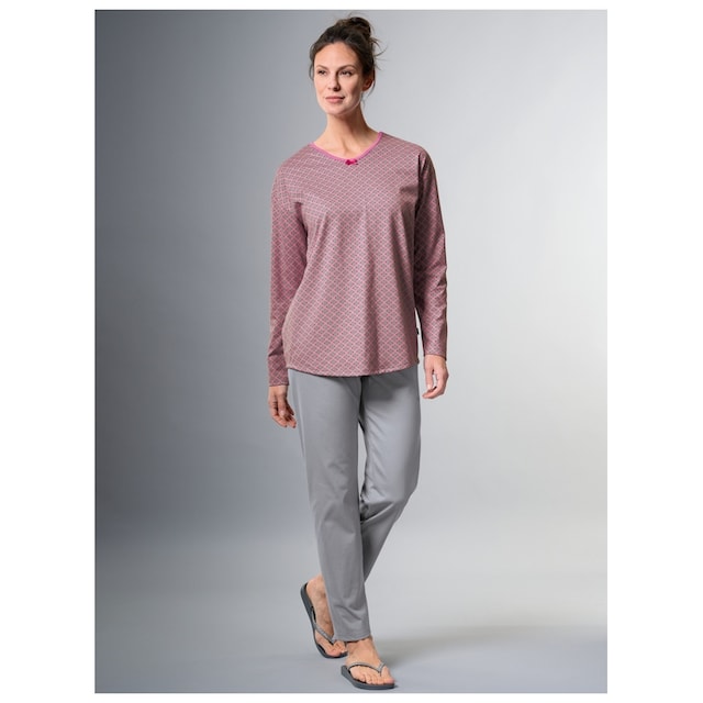Trigema Schlafanzug »TRIGEMA Schlafanzug mit süßer Schleife« im OTTO Online  Shop
