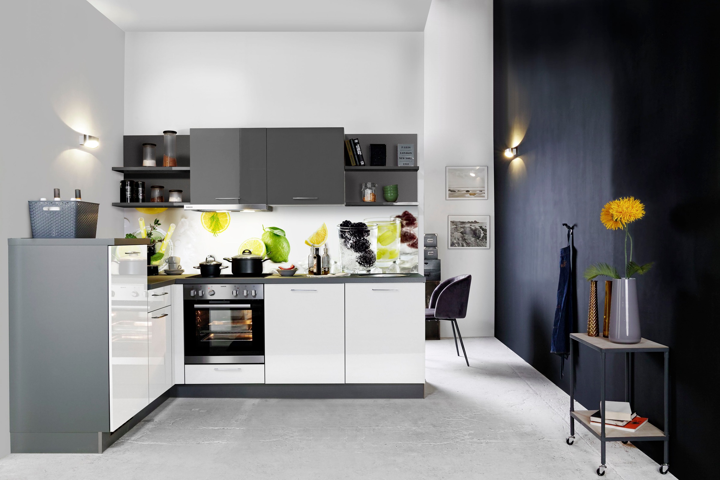 Express Küchen Winkelküche »Jena«, vormontiert, mit Soft-Close-Funktion,  Stellbreite 245 x 175 cm bestellen bei OTTO