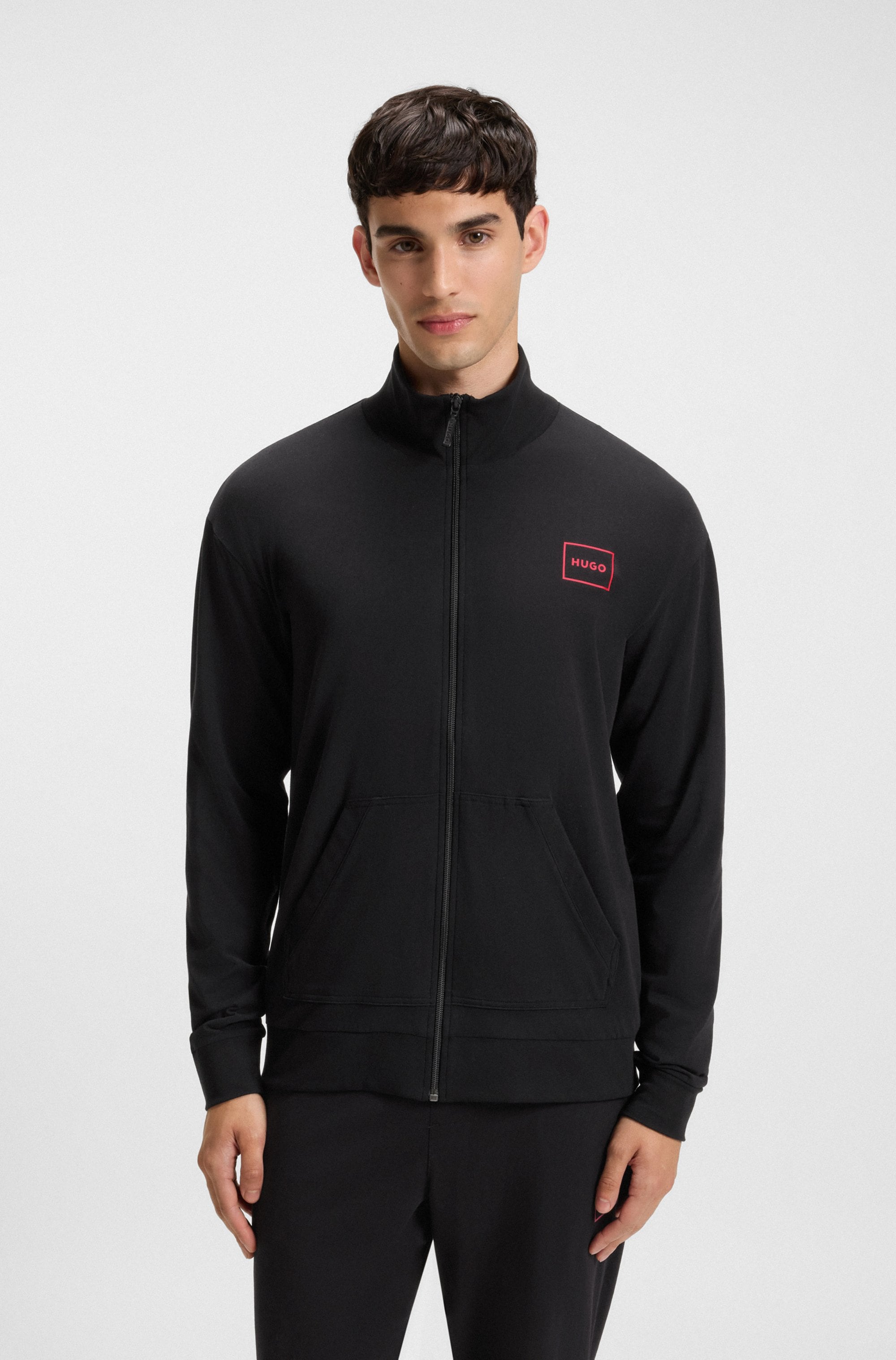 HUGO Underwear Sweatjacke »Laze Zip Jacket«, mit seitlichen Taschen