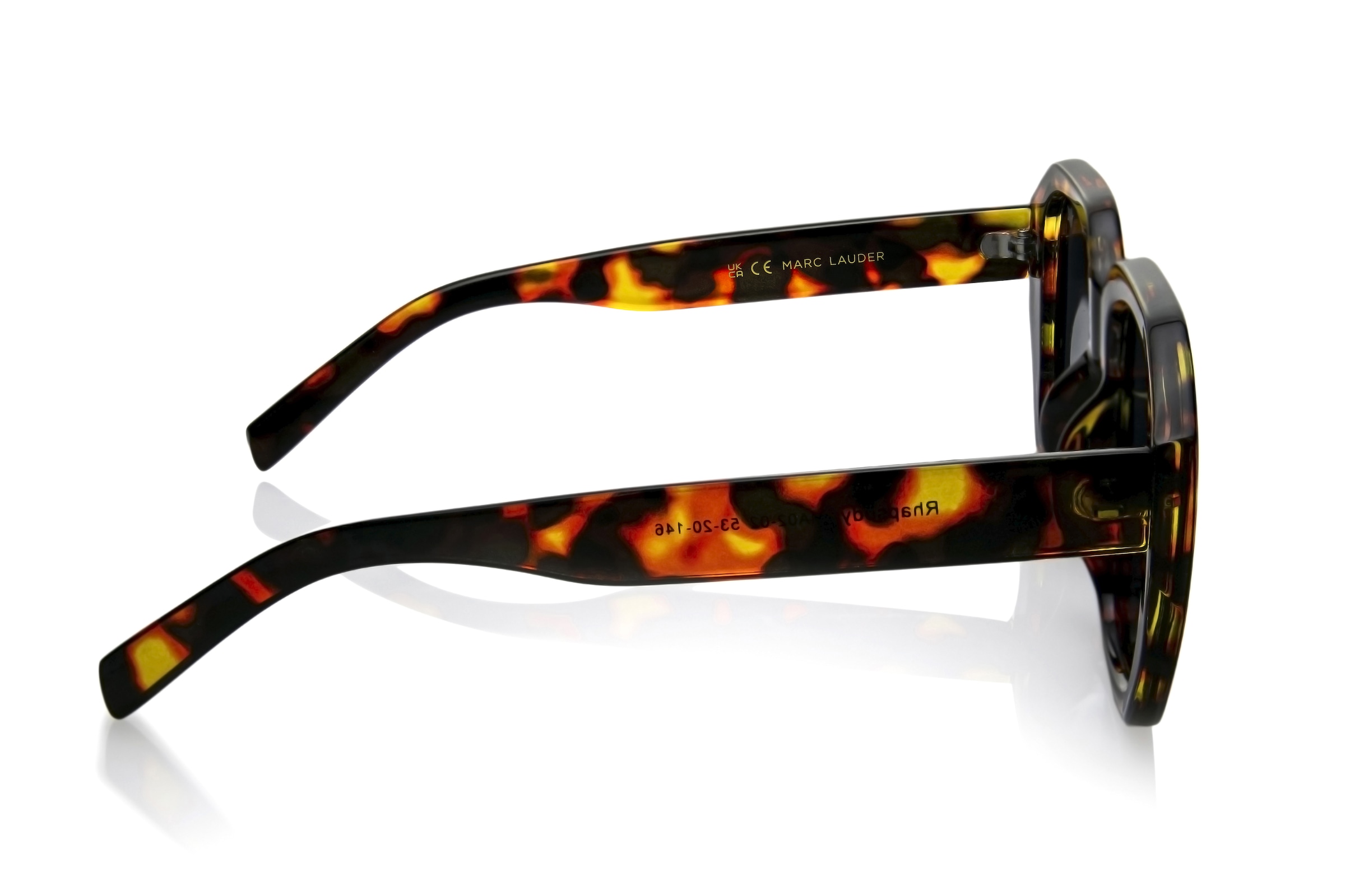 MARC LAUDER Sonnenbrille »LA02-02« 3: dunkles Glas, starke Sonneneinstrahlung