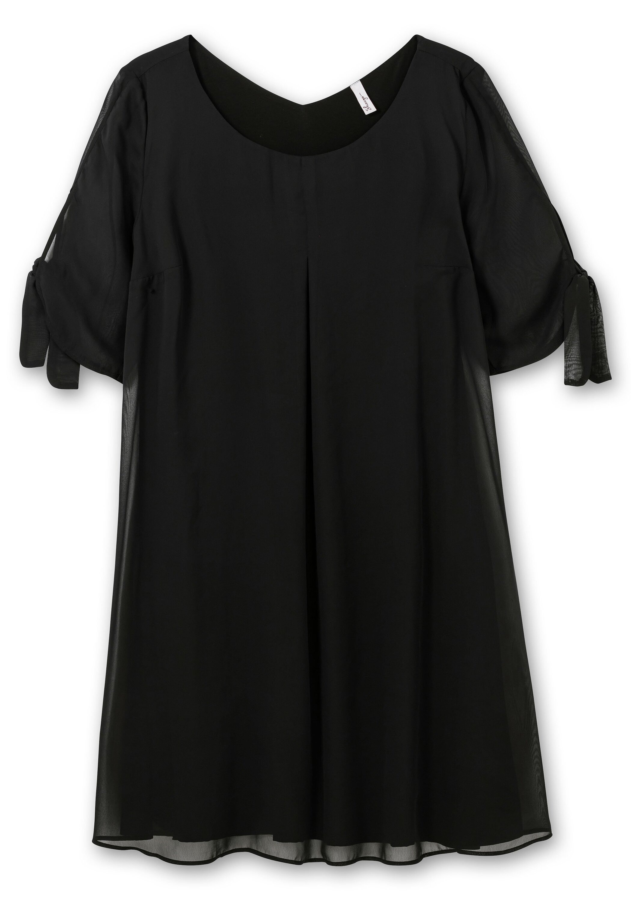 Sheego Midikleid »Chiffonkleid im Lagenlook und A-Linie«