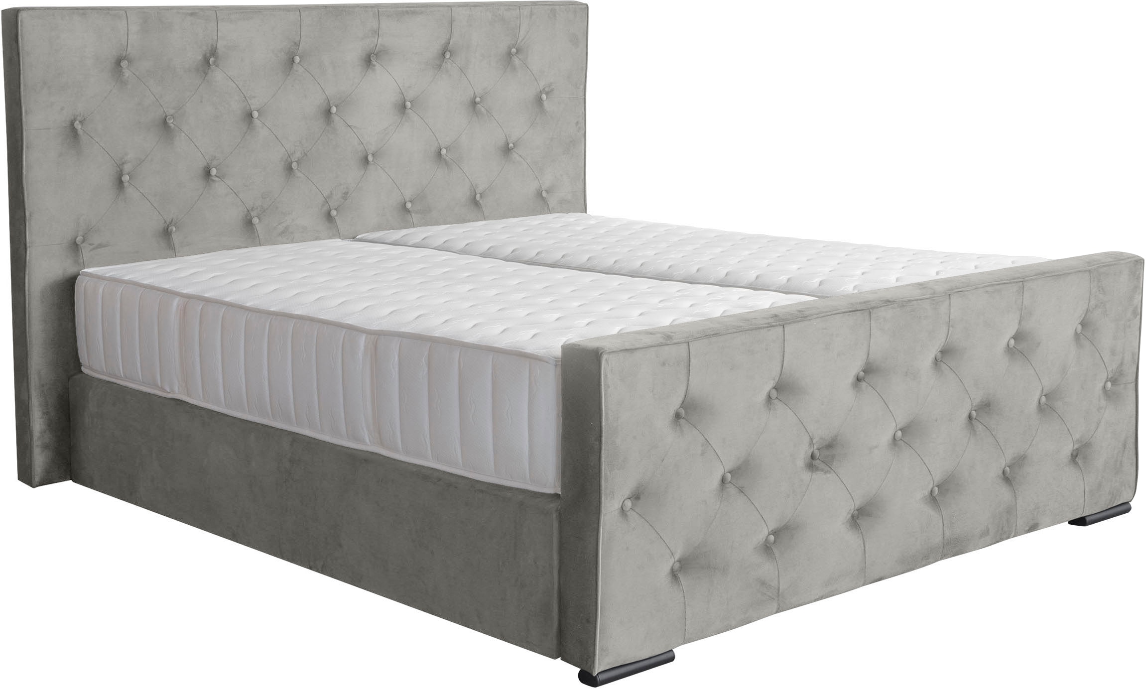 COLLECTION AB Boxspringbett »Florence inkl. Kingsize (28 cm) Matratze (H3) mit integriertem Topper«, inkl. Bettkasten, erhältlich in der Breite 180 cm