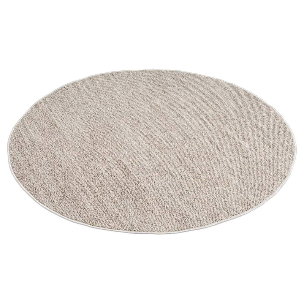 Carpet City Teppich »CLASICO 0052«, rund, 11 mm Höhe, Kurzflor, Hochtief-Muster, Boho, Wohnzimmer