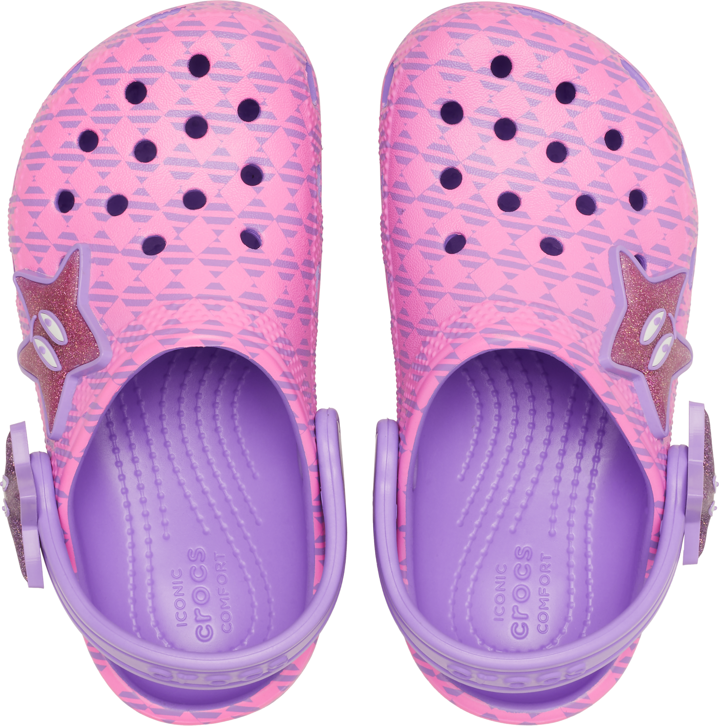 Crocs Clog »Classic Plaid and Stars Clog T«  Schlupfschuh, Hausschuh mit schwenkbarem Fersenriemen