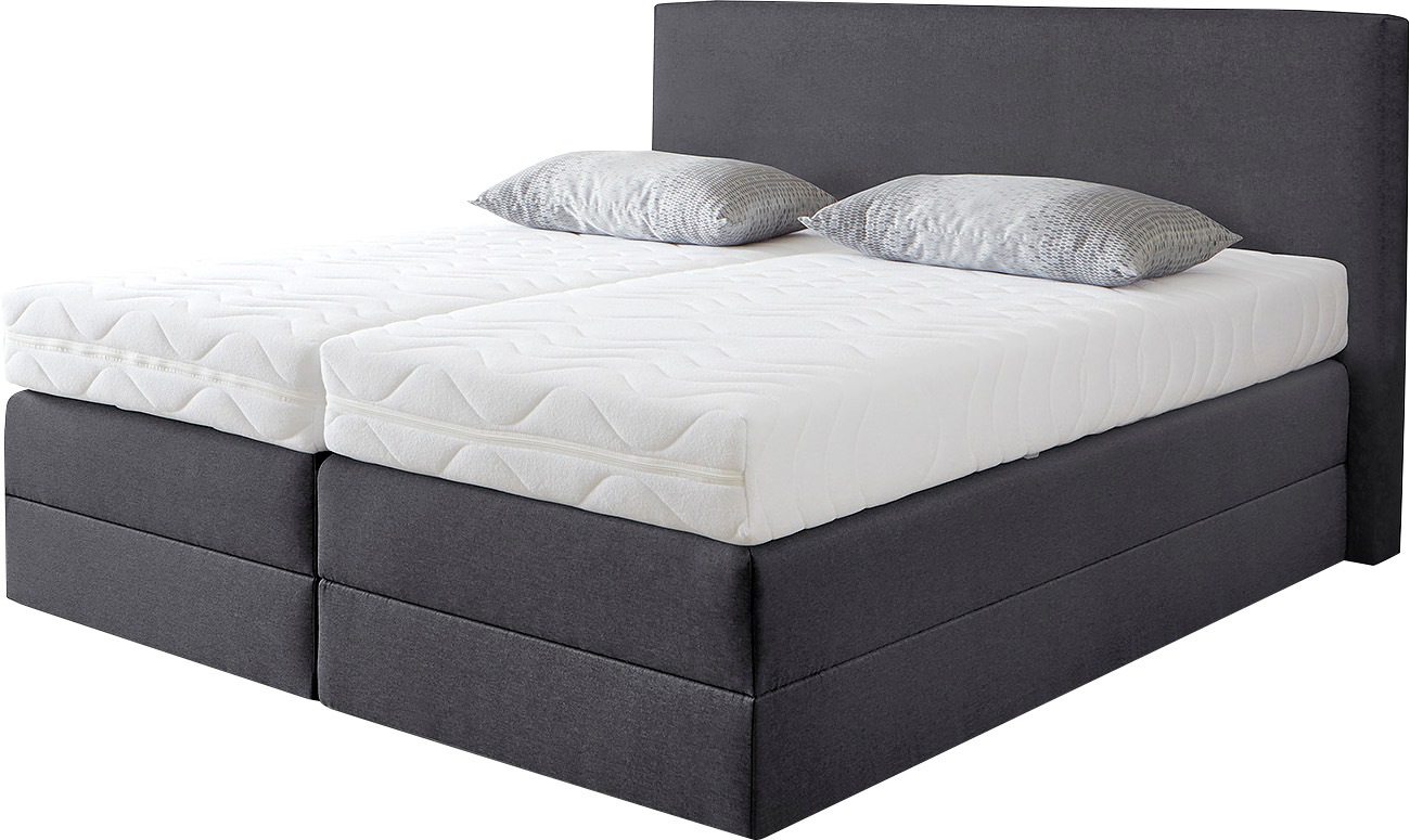 Westfalia Schlafkomfort Boxspringbett, wahlweise mit Kaltschaum-Topper und versch. Matratzenarten/Härtegraden