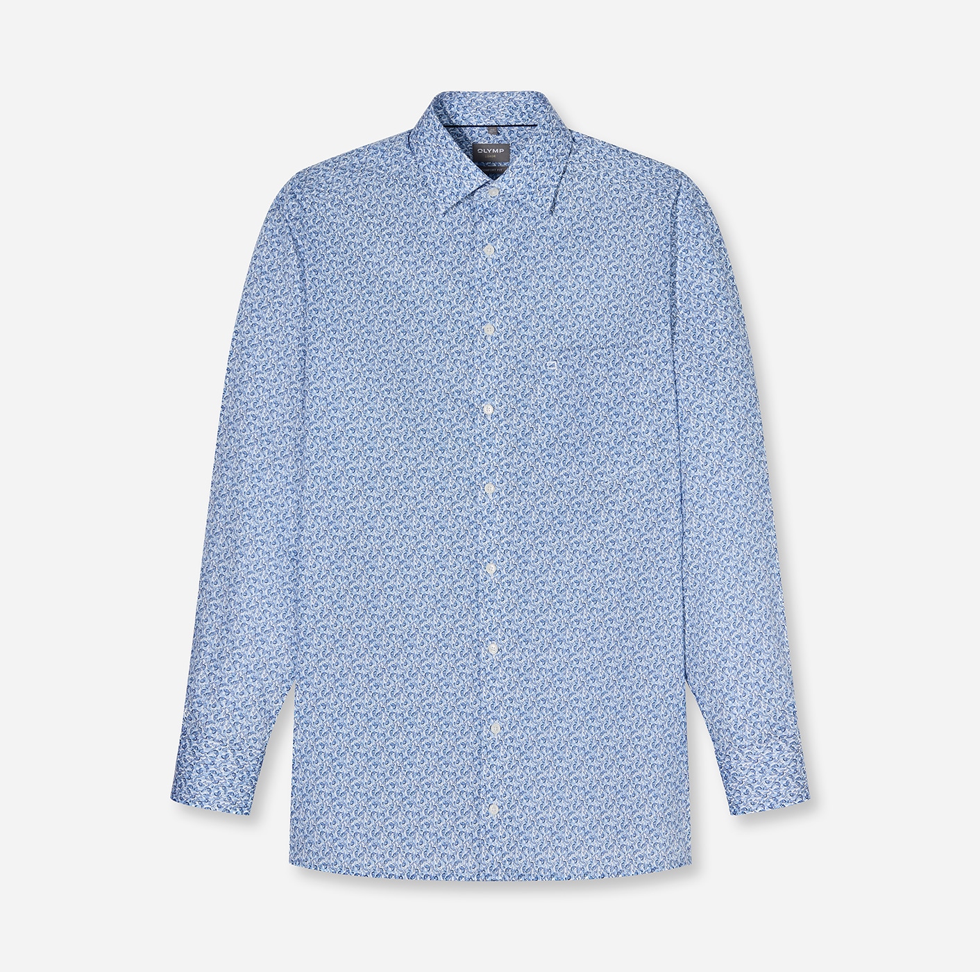 OLYMP Langarmhemd »Luxor« comfort fit, Businesshemd, New-Kentkragen