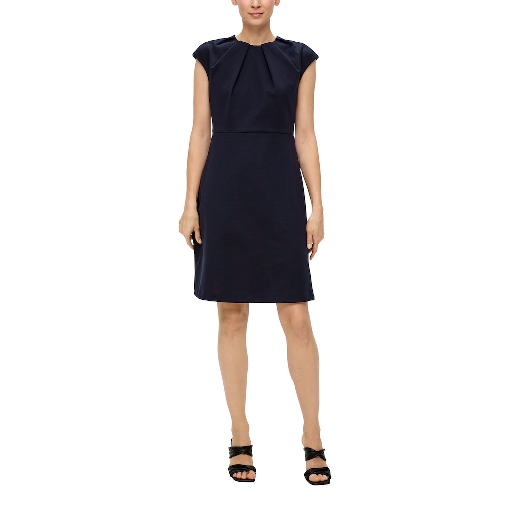 s.Oliver BLACK LABEL Midikleid, mit Stretch