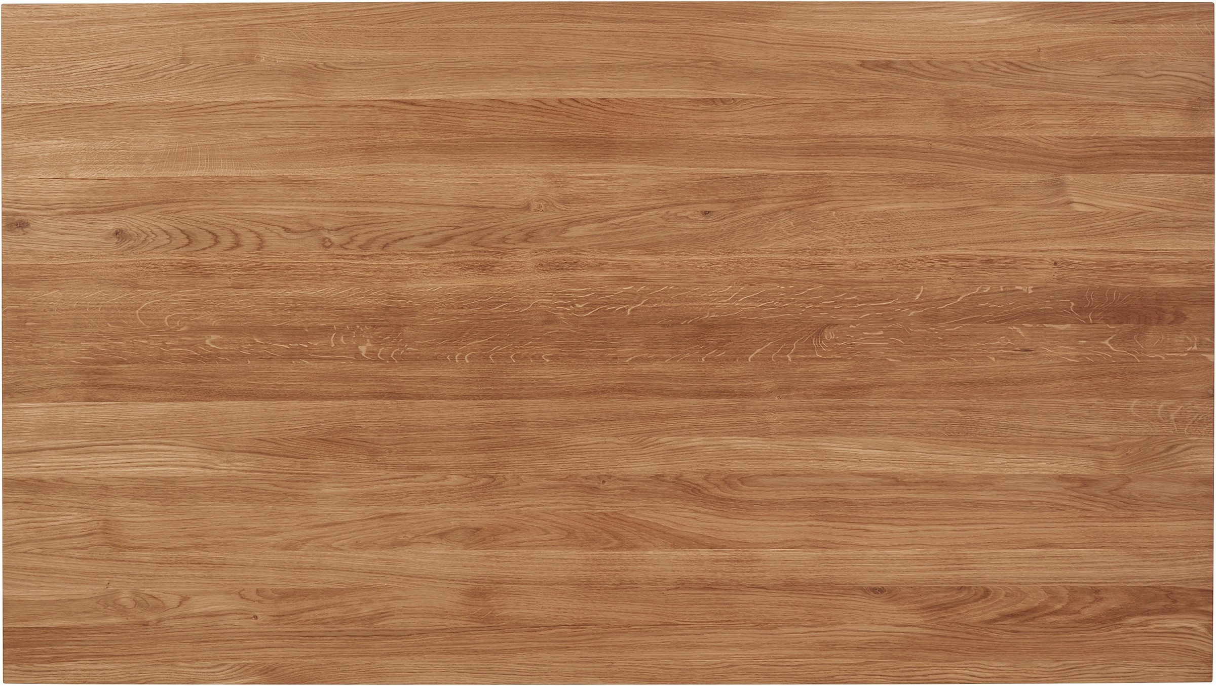 andas Esstisch, Tischplatte aus massiver Eiche, FSC®- Massivholz, Gestell aus Metall
