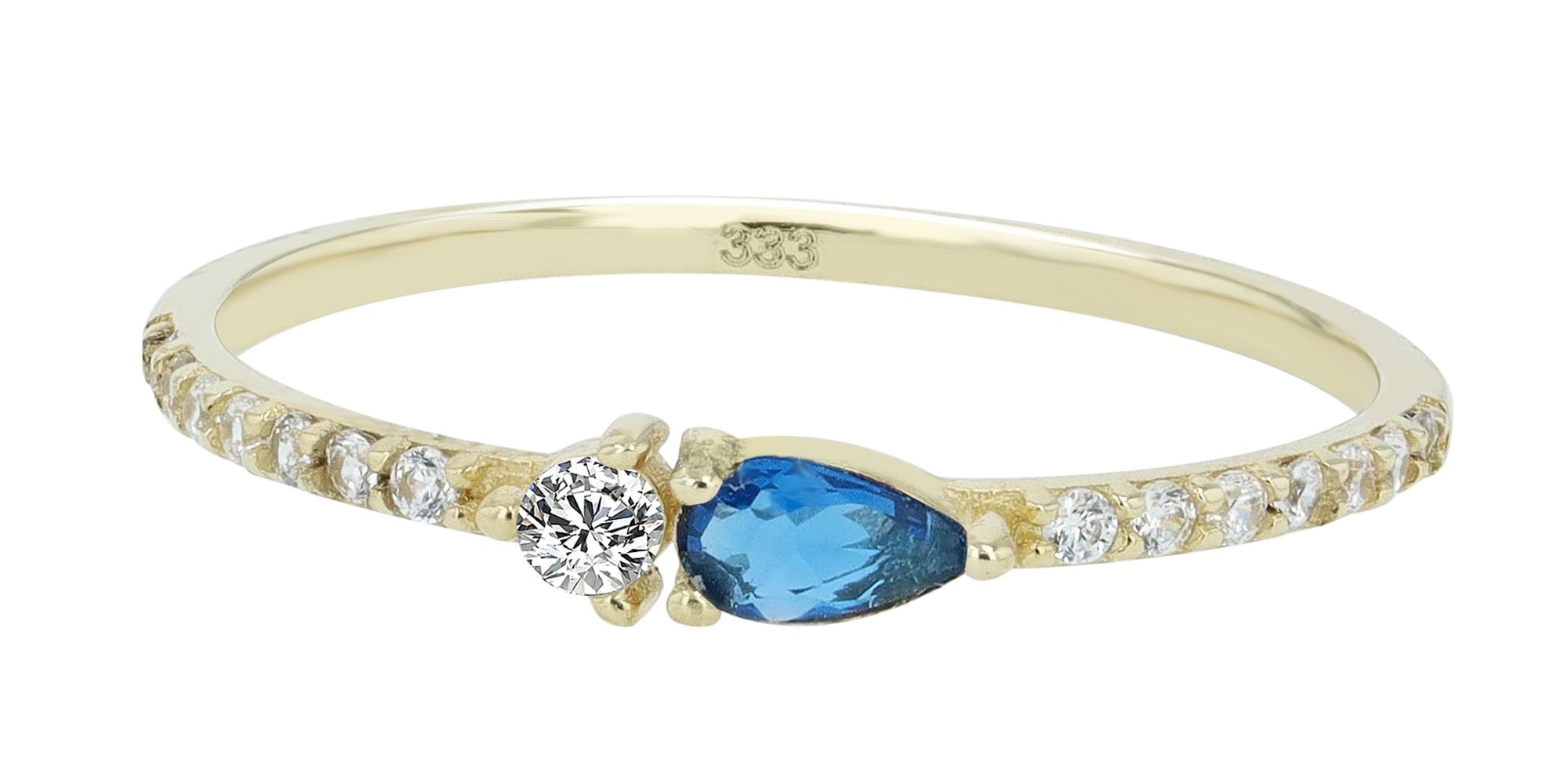 Adelia´s Fingerring »Adelia's Damen Ring aus 333 Gold mit Zirkonia«