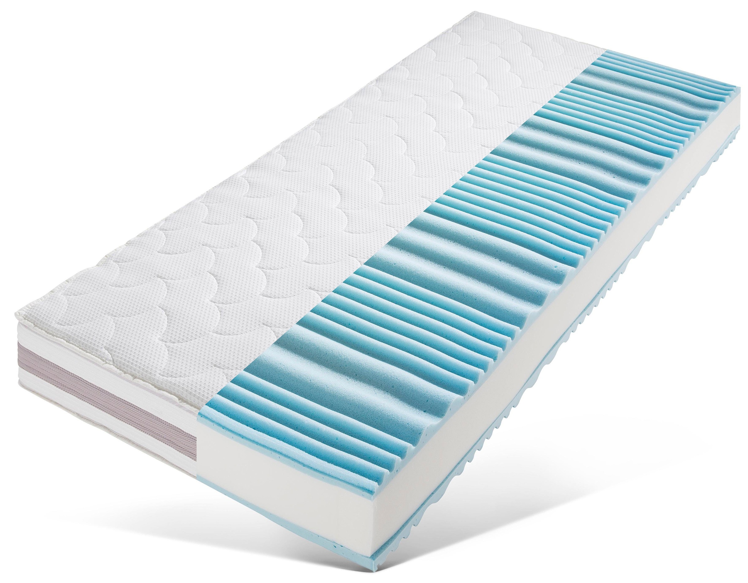 Hn8 Schlafsysteme Taschenfederkernmatratze »Dynamic Gel TFK«, 26 cm hoch, 500 Federn, (1 St.), optimale Körperunterstützung dank Gelschaum & ideale Luftzirkulation