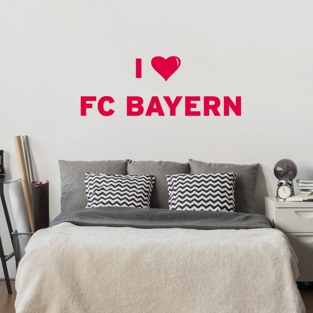 Wall-Art Wandtattoo »I LOVE FC BAYERN«, St.) OTTO (1 kaufen bei