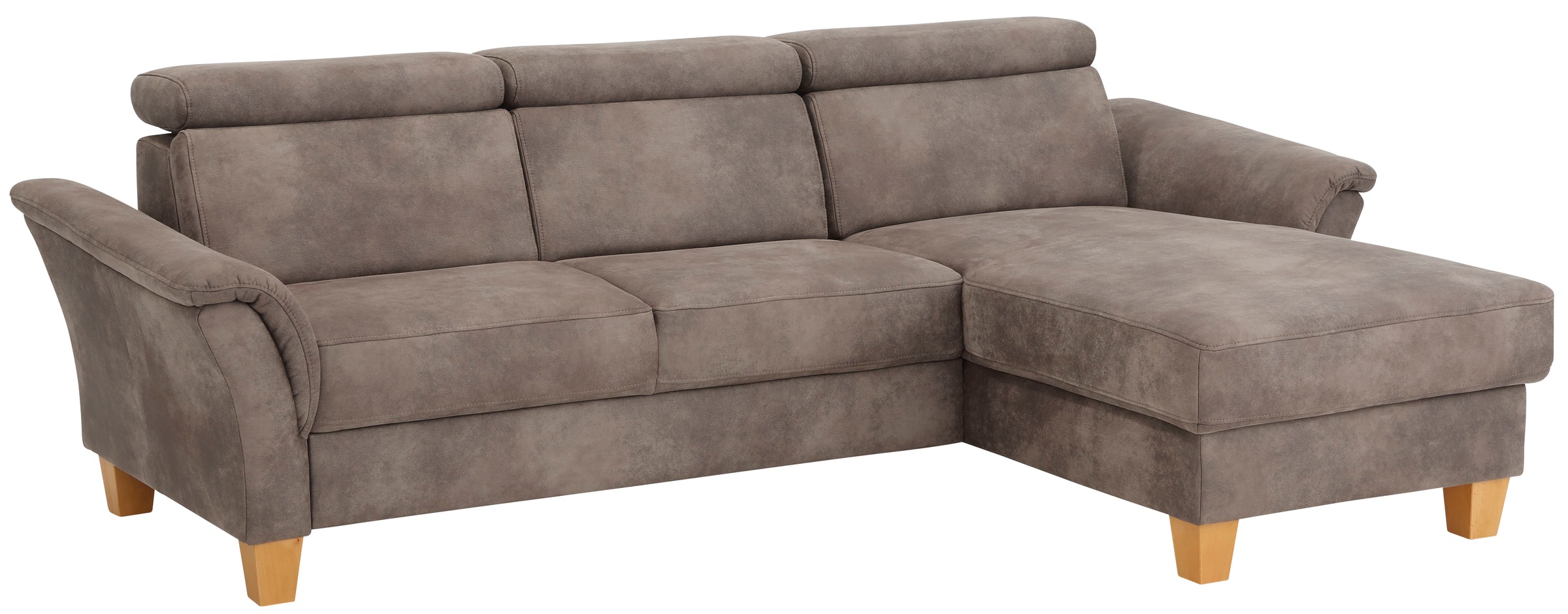 Home affaire Ecksofa »Conville L-Form«, Federkern, wahlweise mit Bettfunktion und Bettkasten bzw. Stauraum