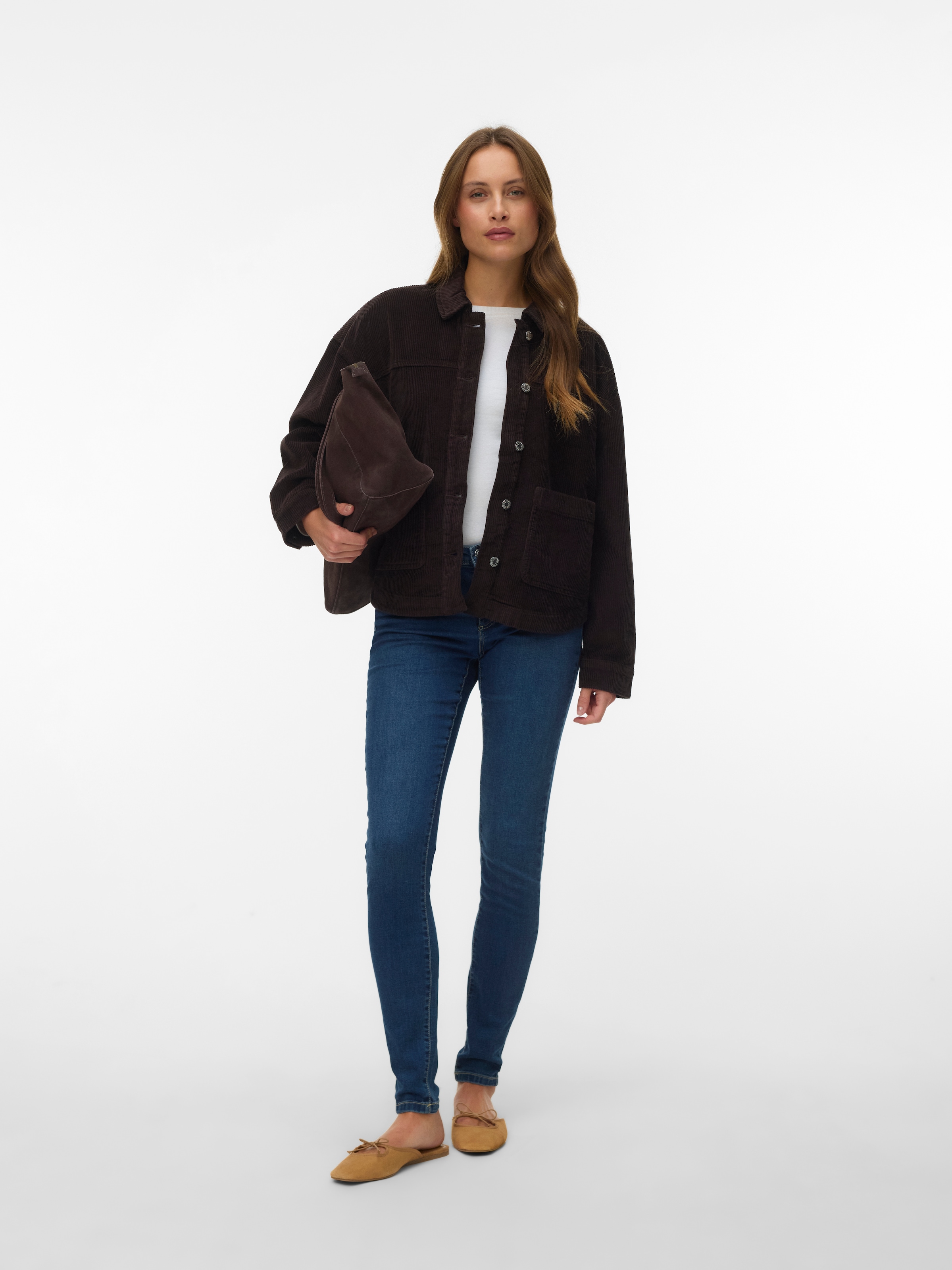 Vero Moda Cordjacke »VMJAMIE LS CORDUROY SHACKET MIX NOOS« Baumwolle