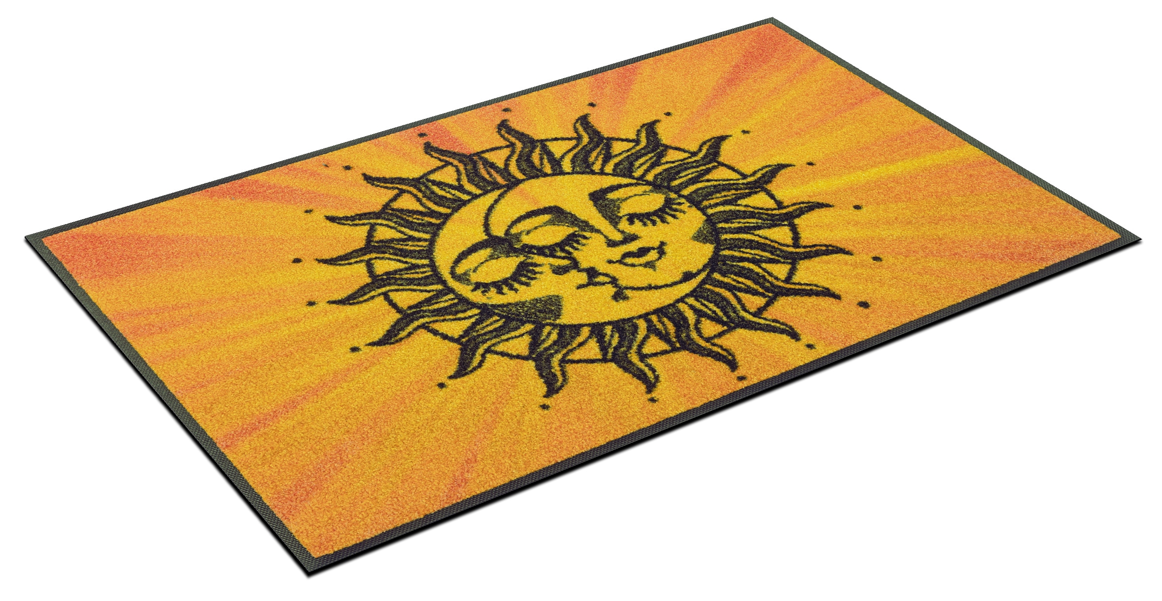 wash+dry by Kleen-Tex Fußmatte »Kiss the sun«, rechteckig, 7 mm Höhe