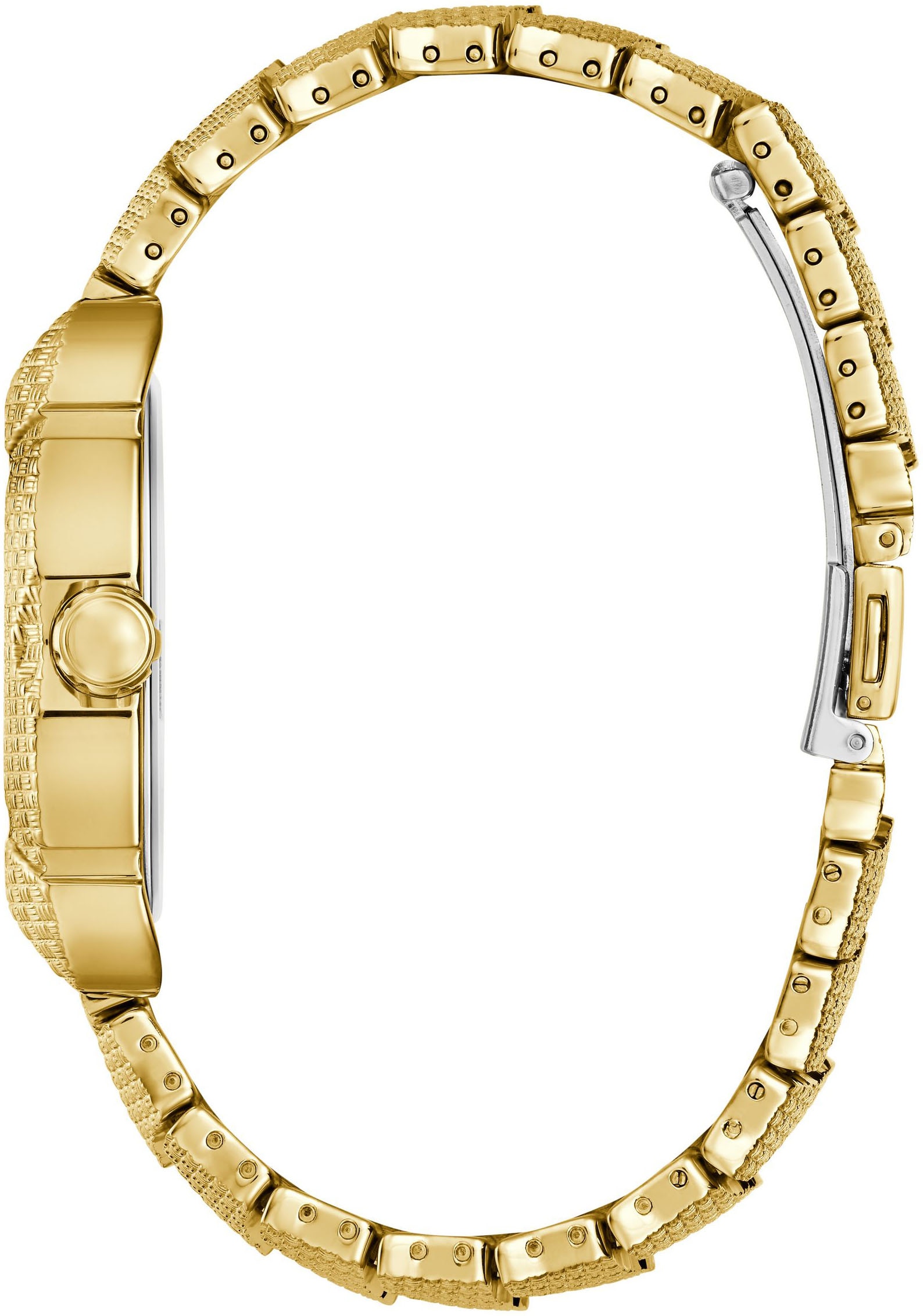 Guess Multifunktionsuhr »NILE« Quarzuhr, Armbanduhr, Herrenuhr, Datum, Wochentag, Edelstahlarmband