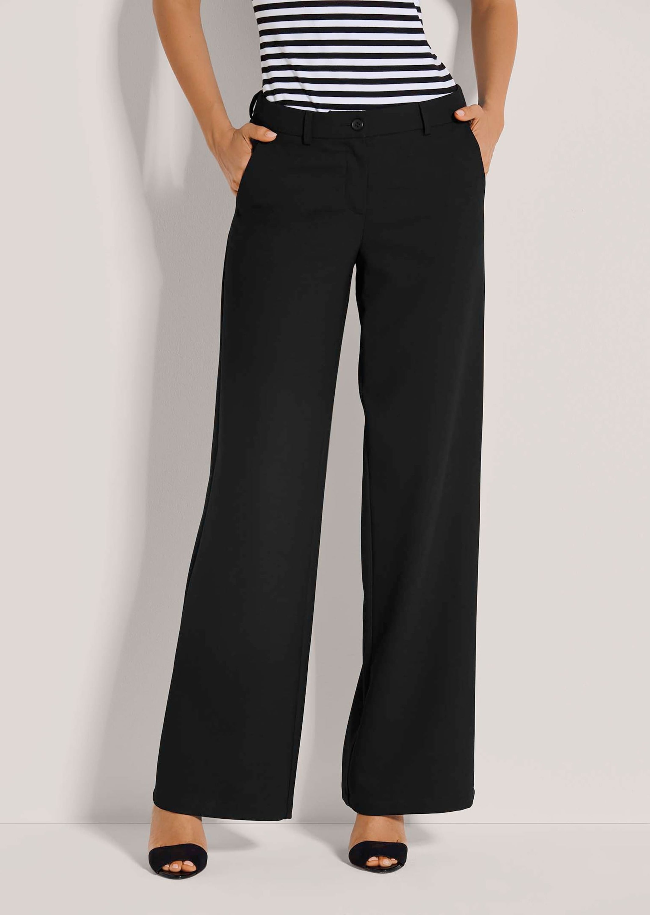 MADELEINE Bügelfaltenhose »Hose Weite Palazzo-Hose mit Bügelfalten«