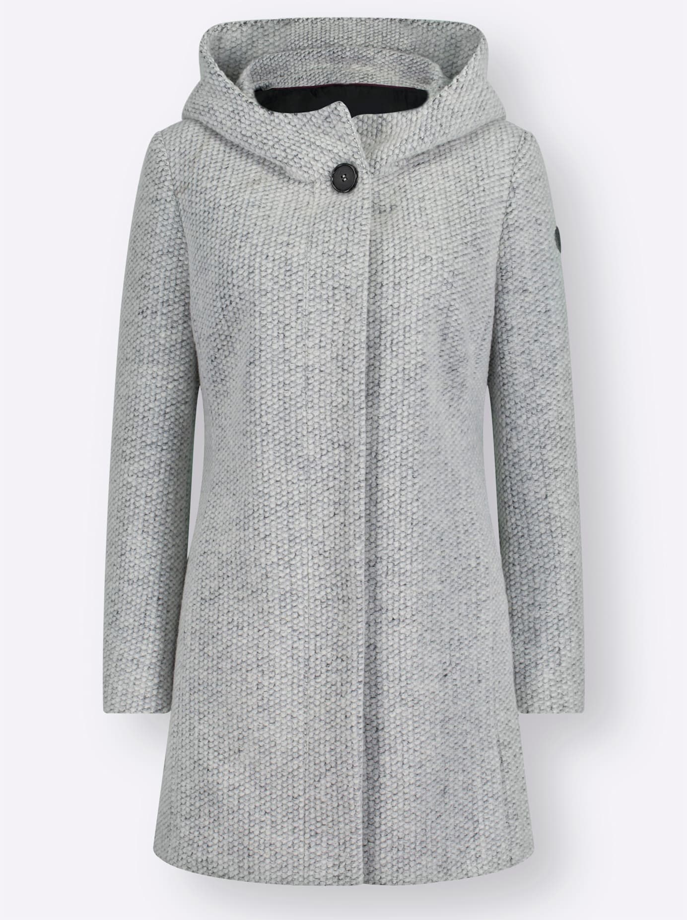 Langjacke, mit Kapuze