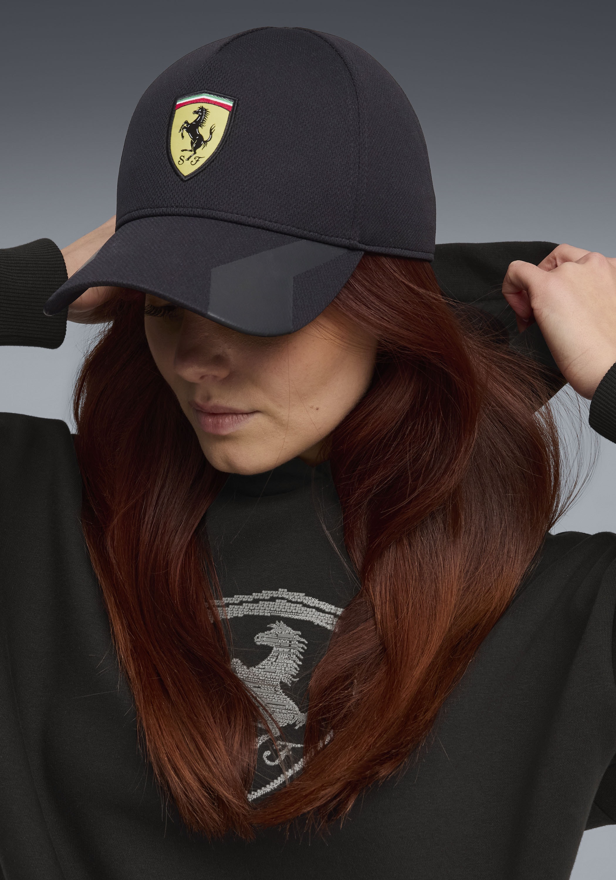 PUMA Baseball Cap »FERRARI BB CAP« verstellbare Passform, sportlicher Stil, leichtes Design