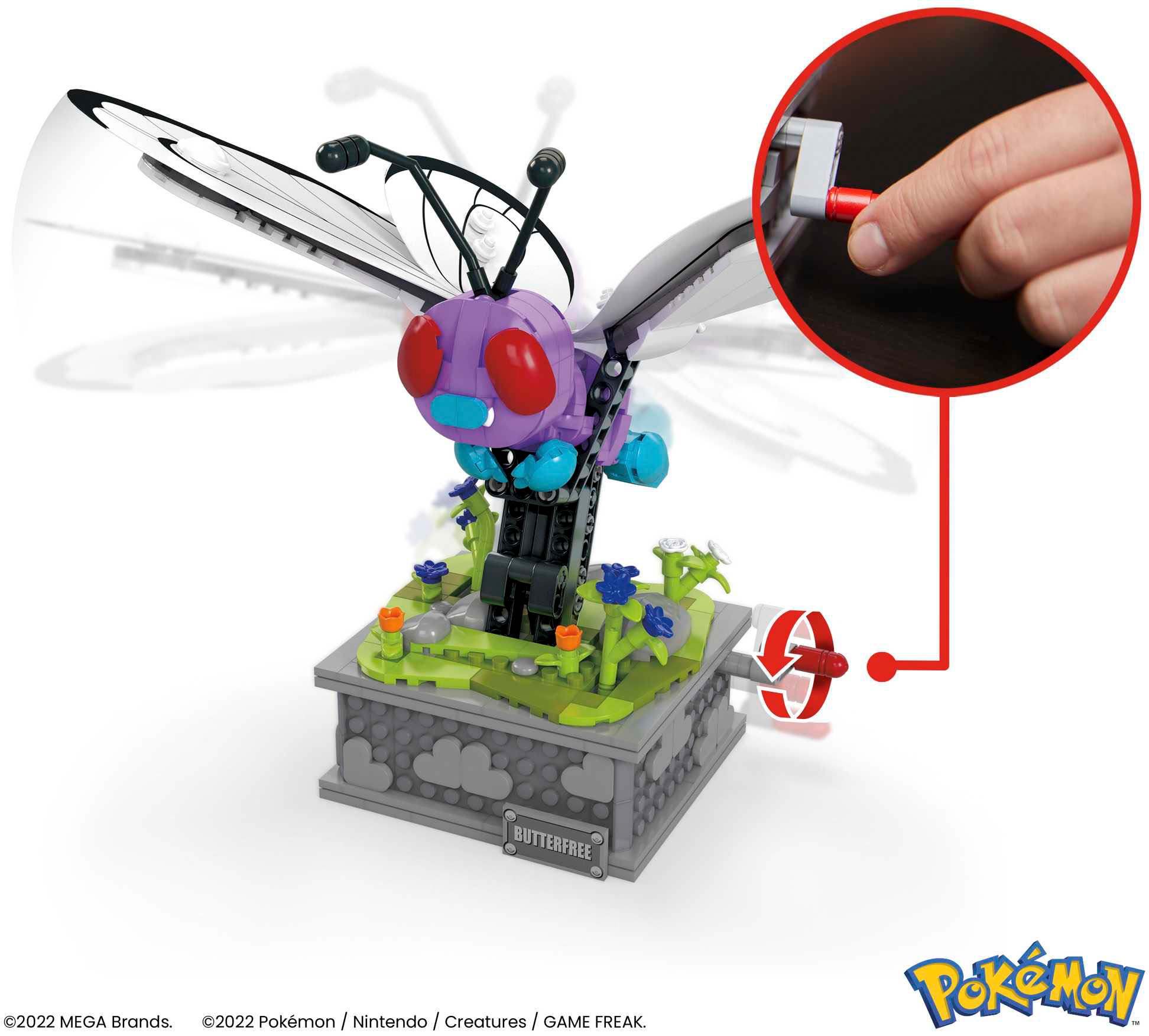 MEGA Spielbausteine »MEGA Pokémon, Motion Smettbo«, (582 St.)