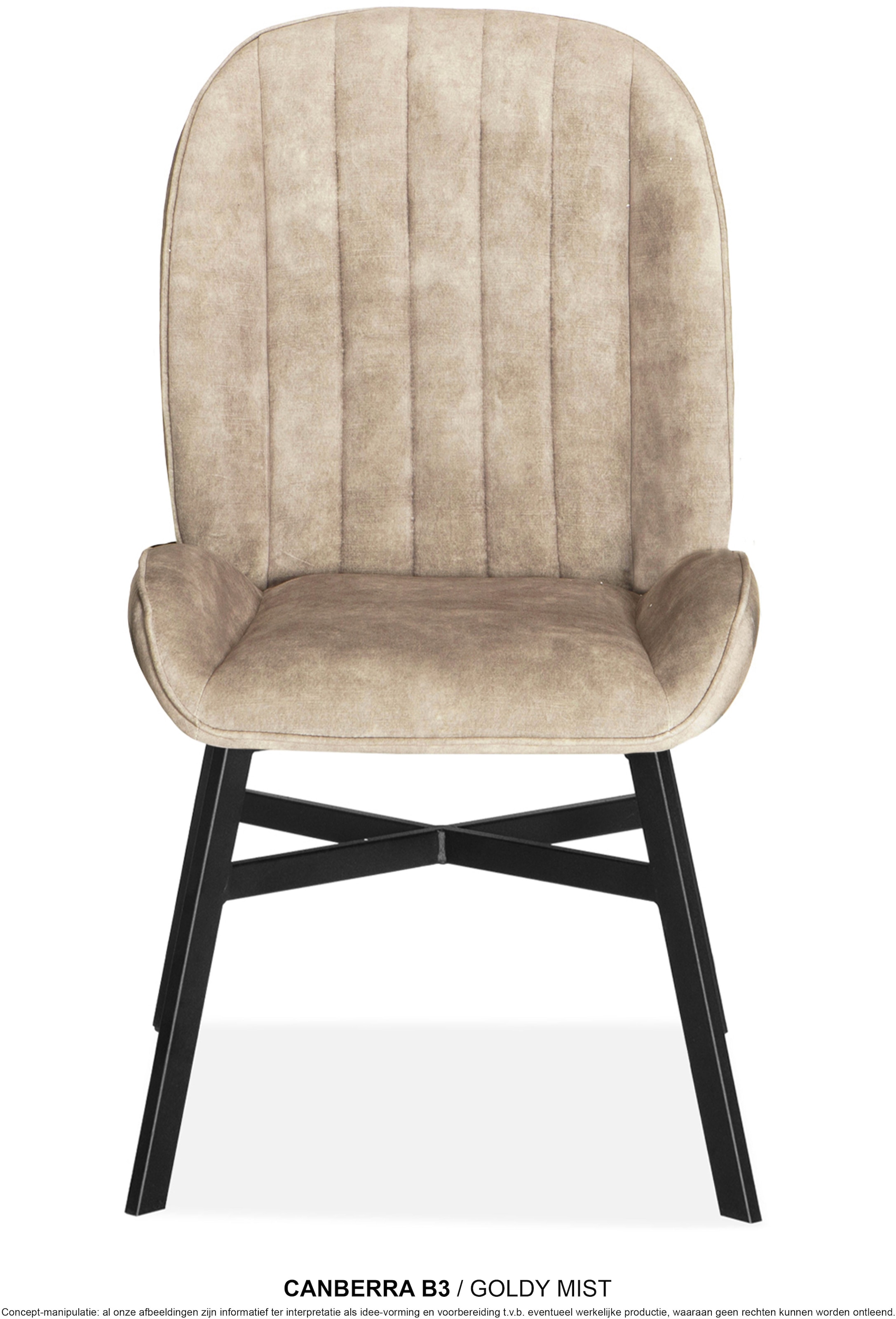 OMG Design Esszimmerstuhl »Canberra« (Set) 1 Stk.Esszimmerstuhl, pflegeleichter Samtvelour Bezug