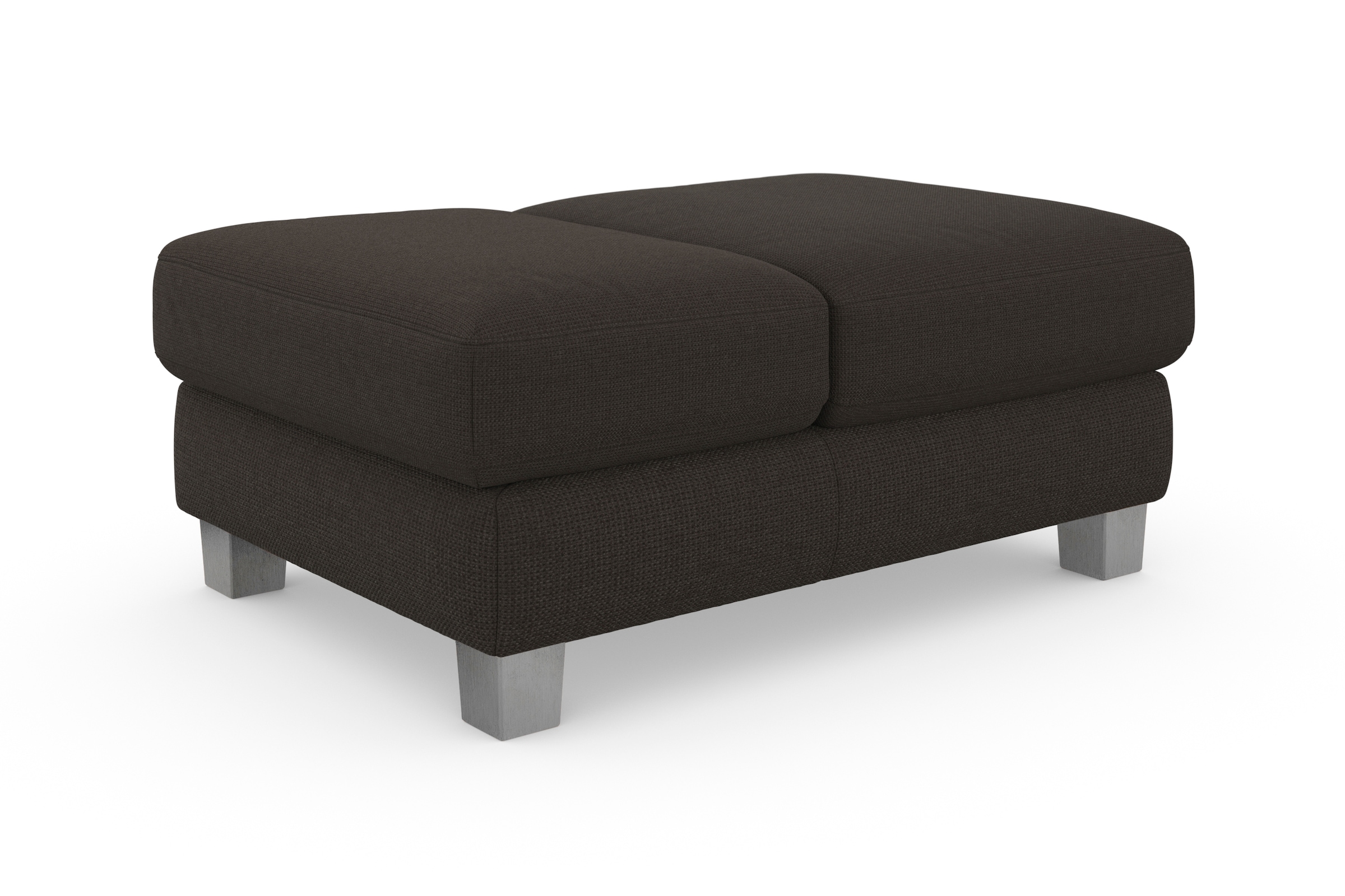 sit&more Polsterhocker »Dundee« mit Klappfunktion, Federkern und hochwertigen Edelstahlfüßen