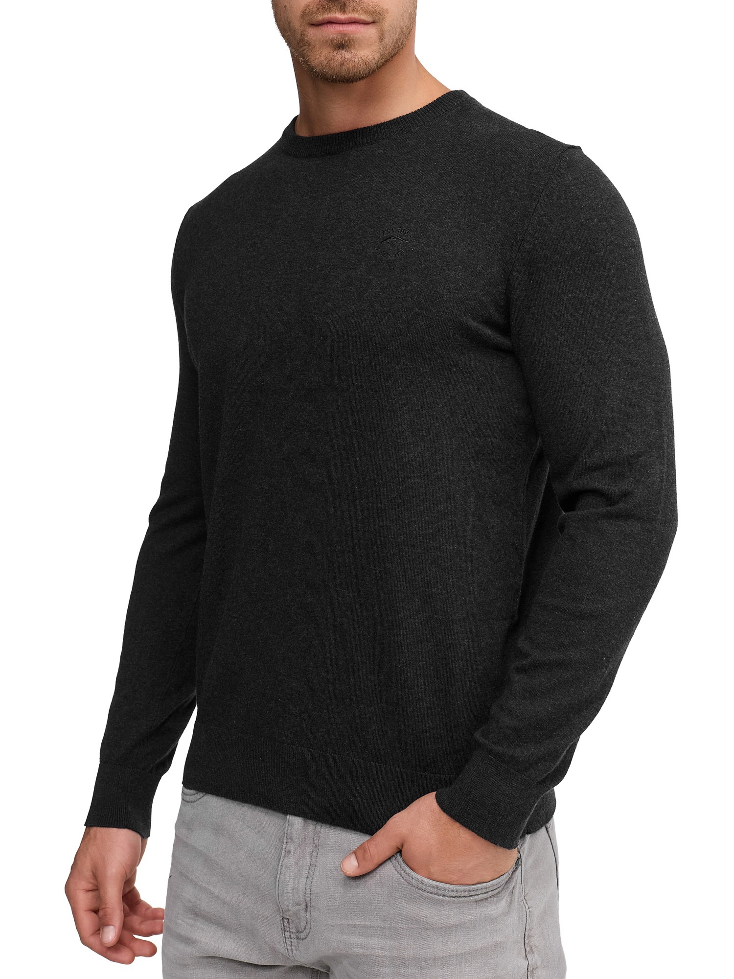 Indicode Rundhalspullover »Wildman«